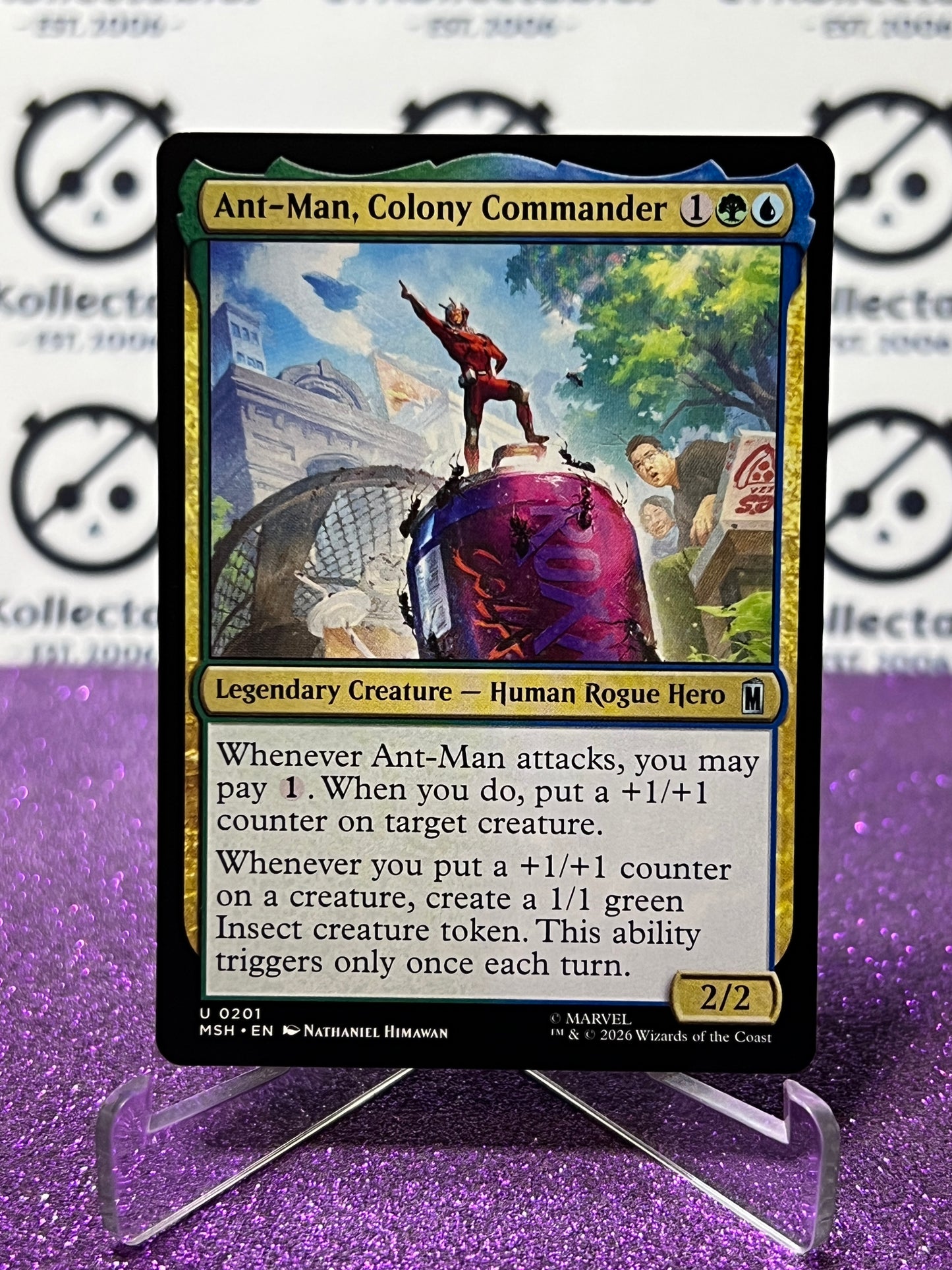 2026 MAGIC THE GATHERING / MARVEL SUPER HEROES ANT-MAN, COLONY COMMANDER # U 0201 NON-FOIL CARD