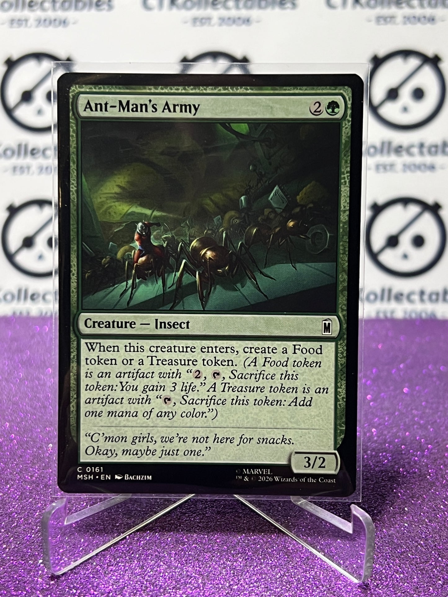 2026 MAGIC THE GATHERING / MARVEL SUPER HEROES ANT-MAN'S ARMY # C 0161 NON-FOIL CARD