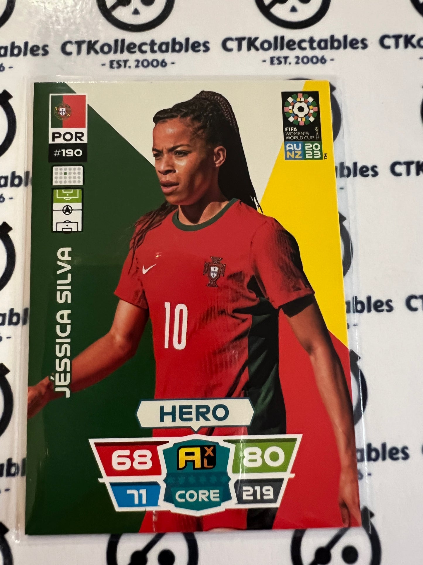2023 FIFA WWC Adrenalyn Base Card #190 jessica Silva POR