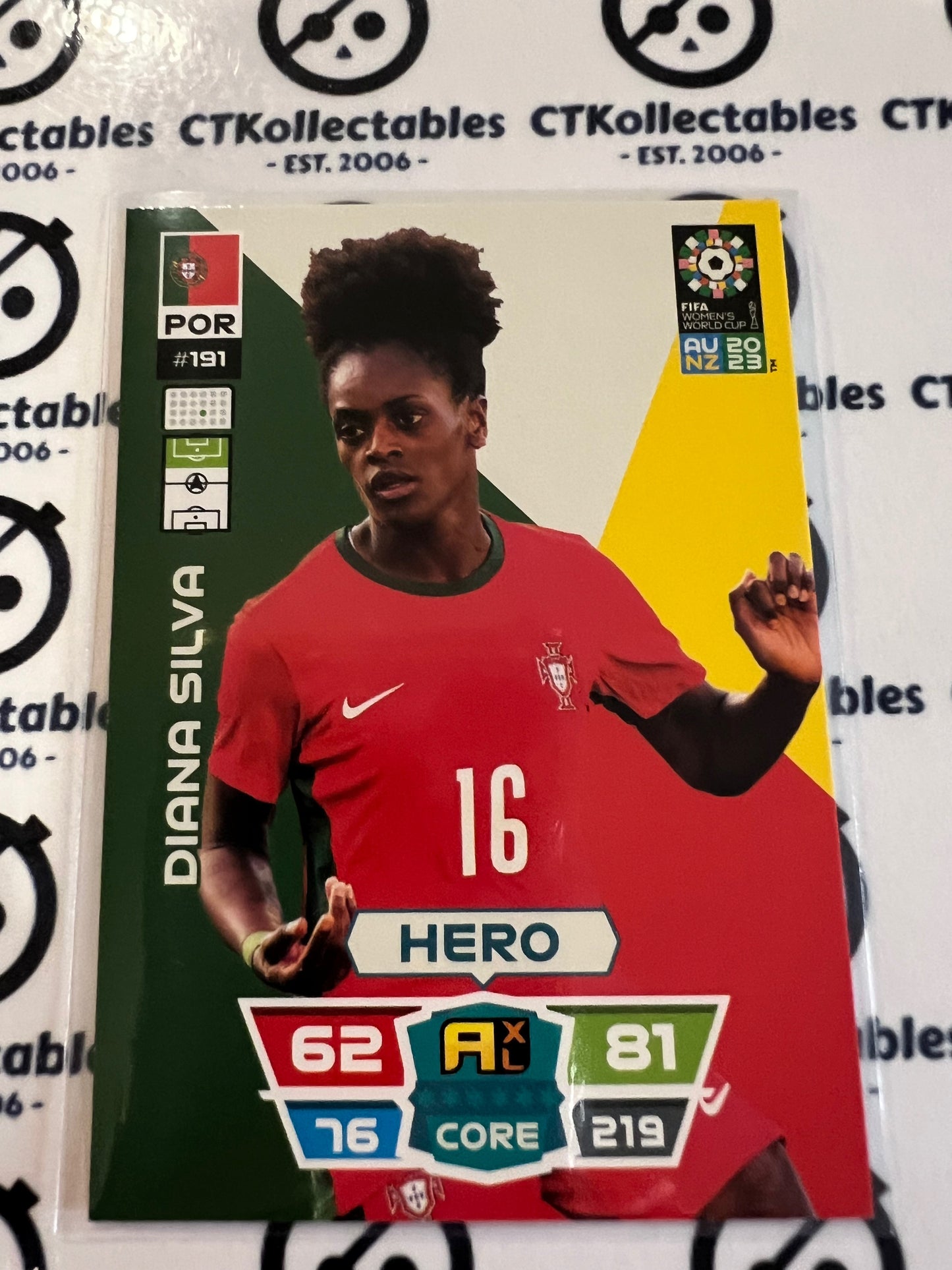 2023 FIFA WWC Adrenalyn Base Card #191 Diana Silva POR