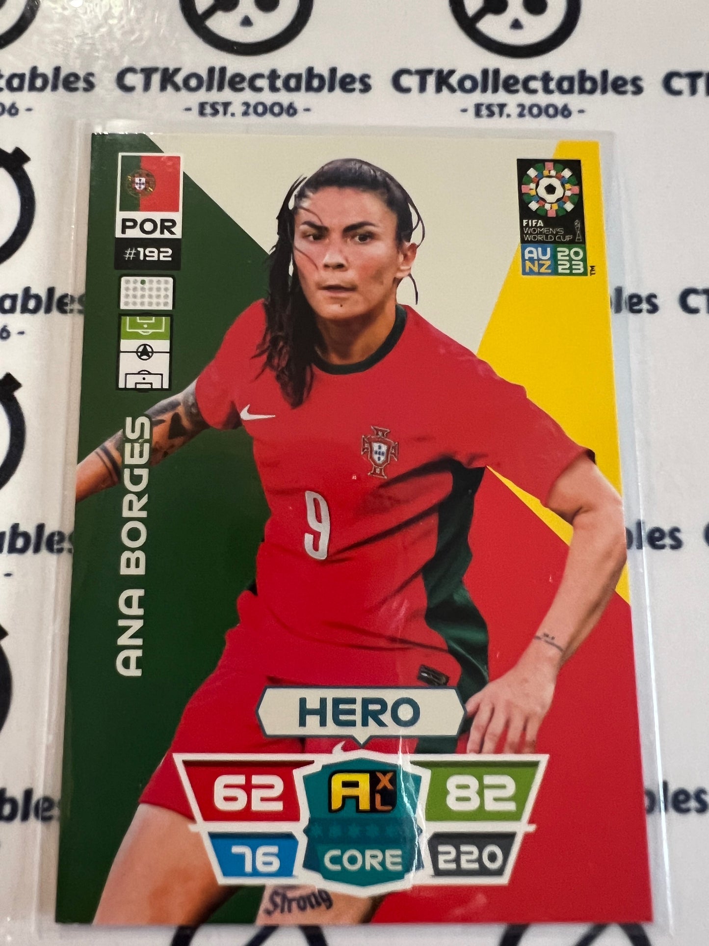 2023 FIFA WWC Adrenalyn Base Card #192 Ana Borges POR