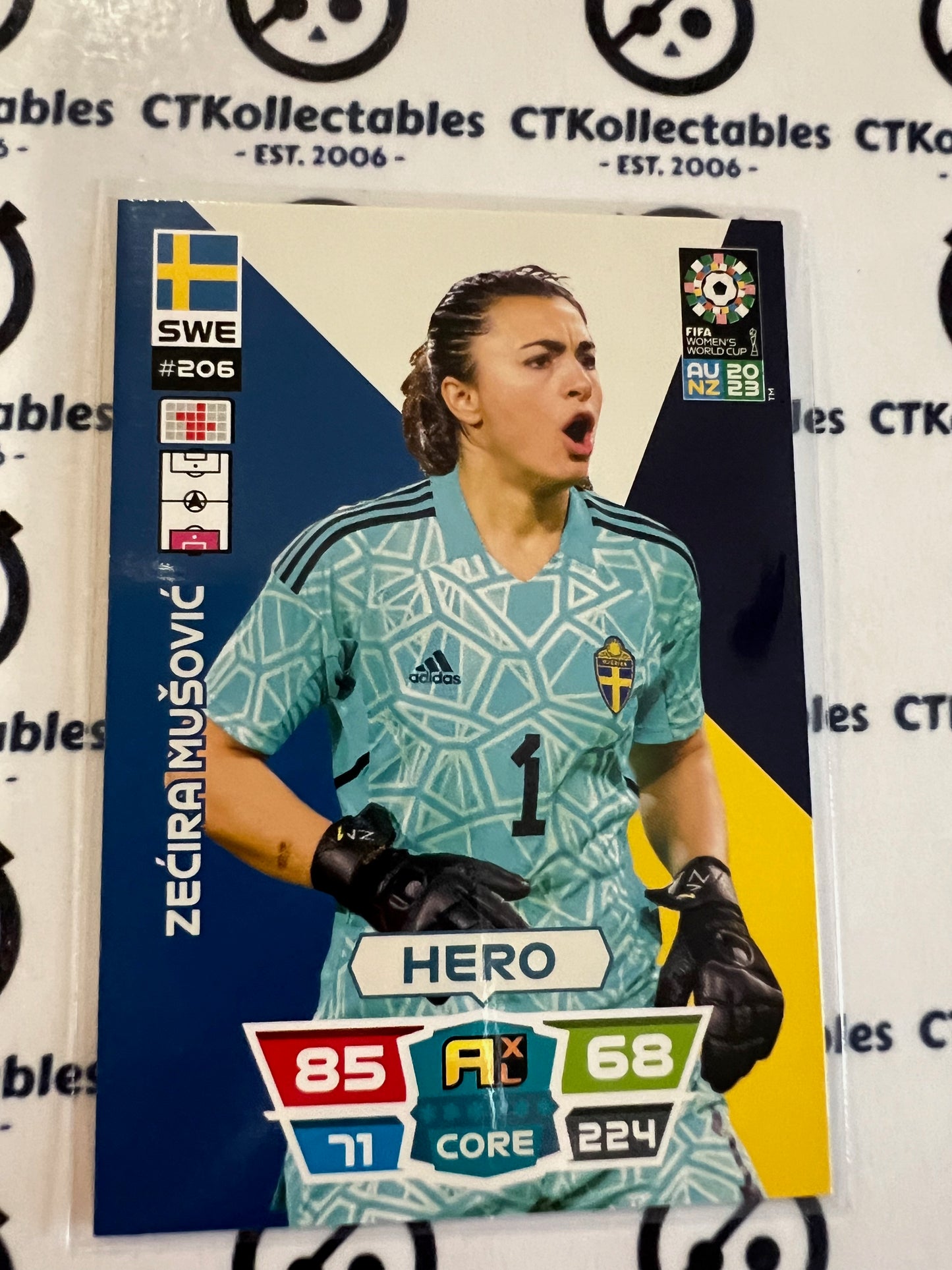 2023 FIFA WWC Adrenalyn Base Card #206 Zecira Musovic SWE