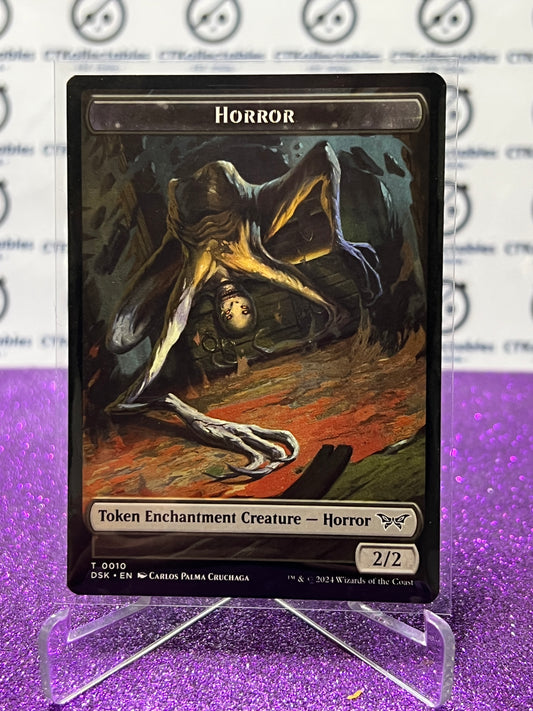 2024 MAGIC THE GATHERING DUSKMOURN HOUSE OF HORROR HORROR TOKEN  # T 0010 NON-FOIL ENCHANTMENT CREATURE - HORROR CARD