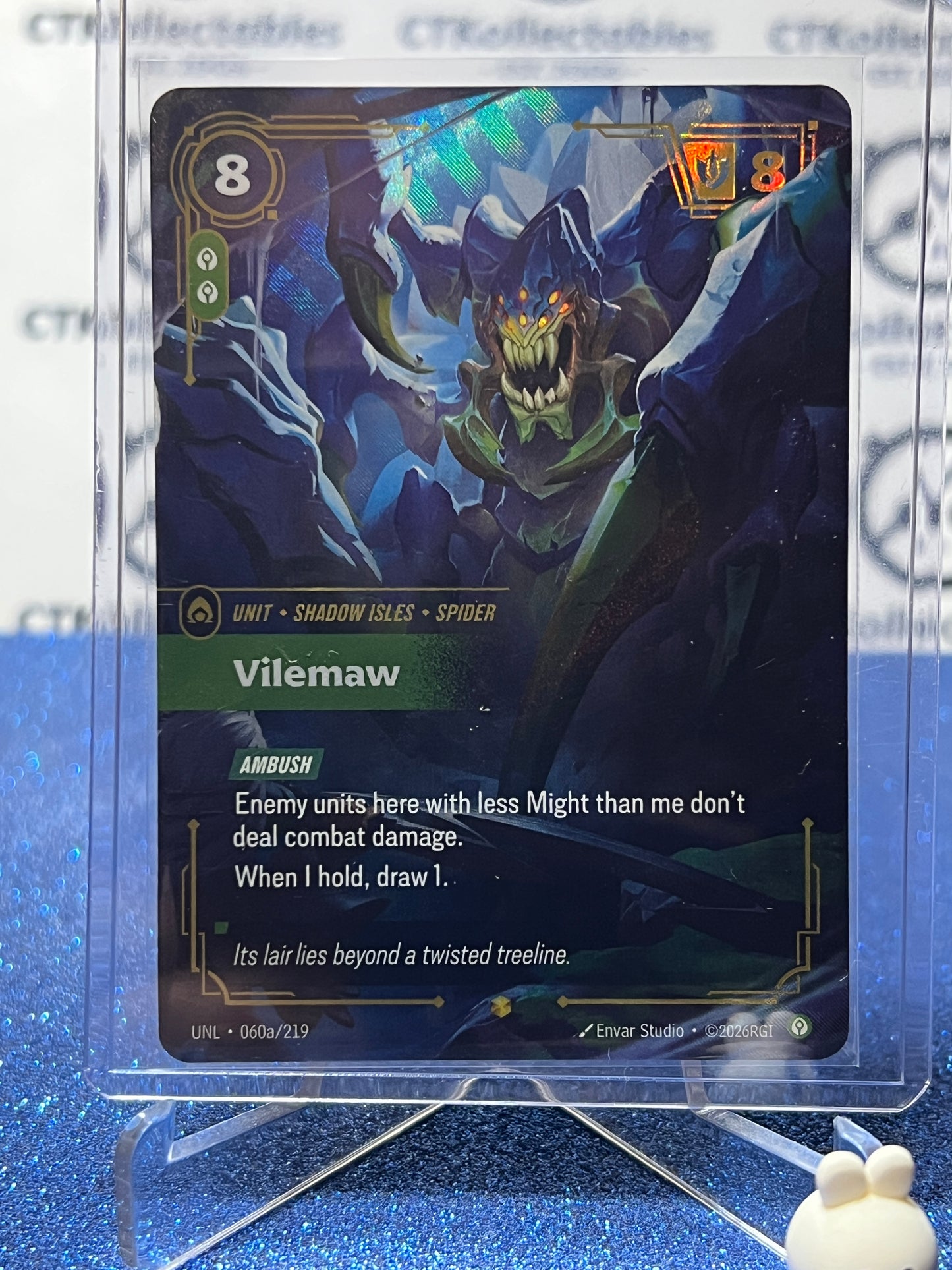 2026 RIFTBOUND LEAGUE OF LEGENDS UNLEASHED VILEMAW # 060a/219 FOIL TRADING GAME CARD