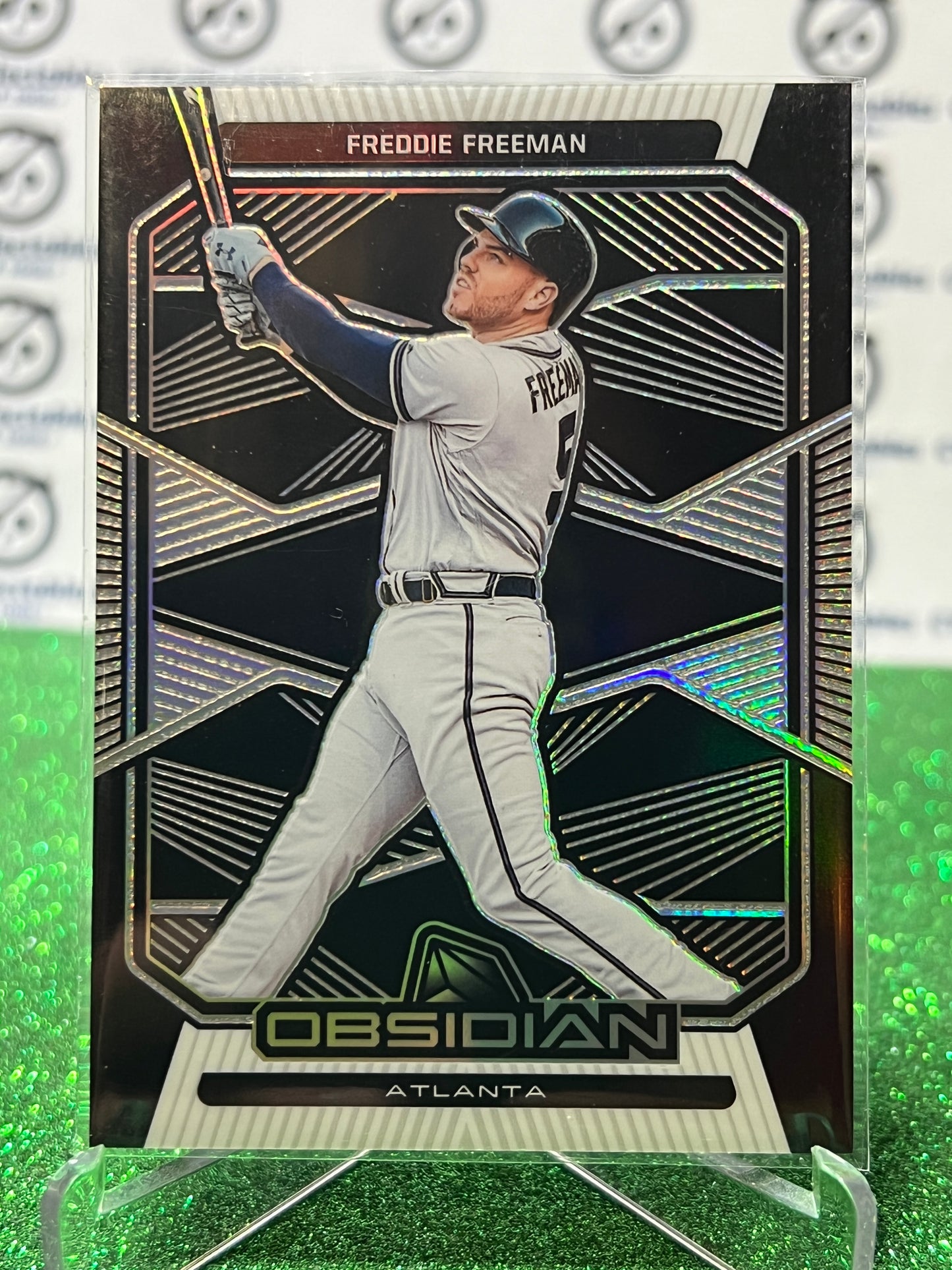 2020 PANINI OBSIDIAN BASEBALL FREDDIE FREEMAN # 53 ATLANTA BRAVES