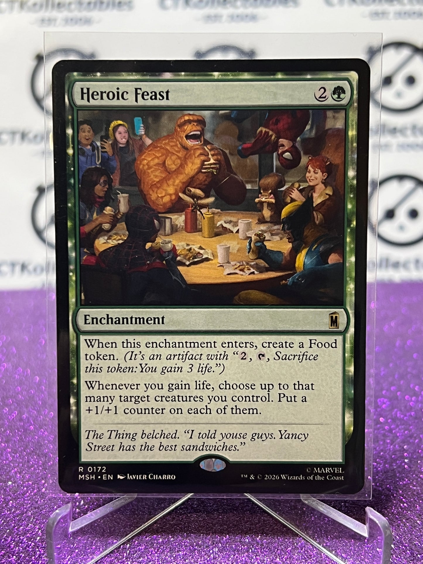 2026 MAGIC THE GATHERING / MARVEL SUPER HEROES HEROIC FEAST # R 0172 NON-FOIL CARD