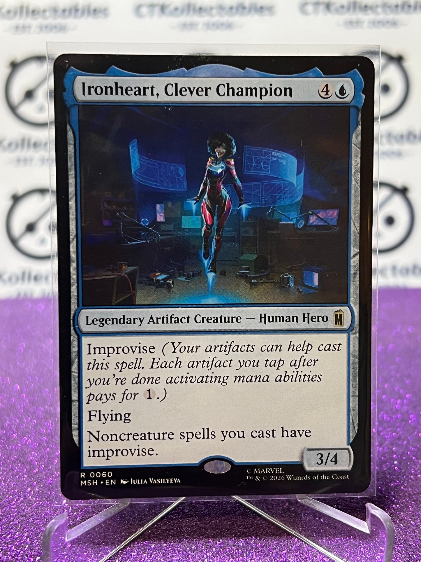 2026 MAGIC THE GATHERING / MARVEL SUPER HEROES IRONHEART, CLEVER CHAMPION # R 0060 NON-FOIL CARD