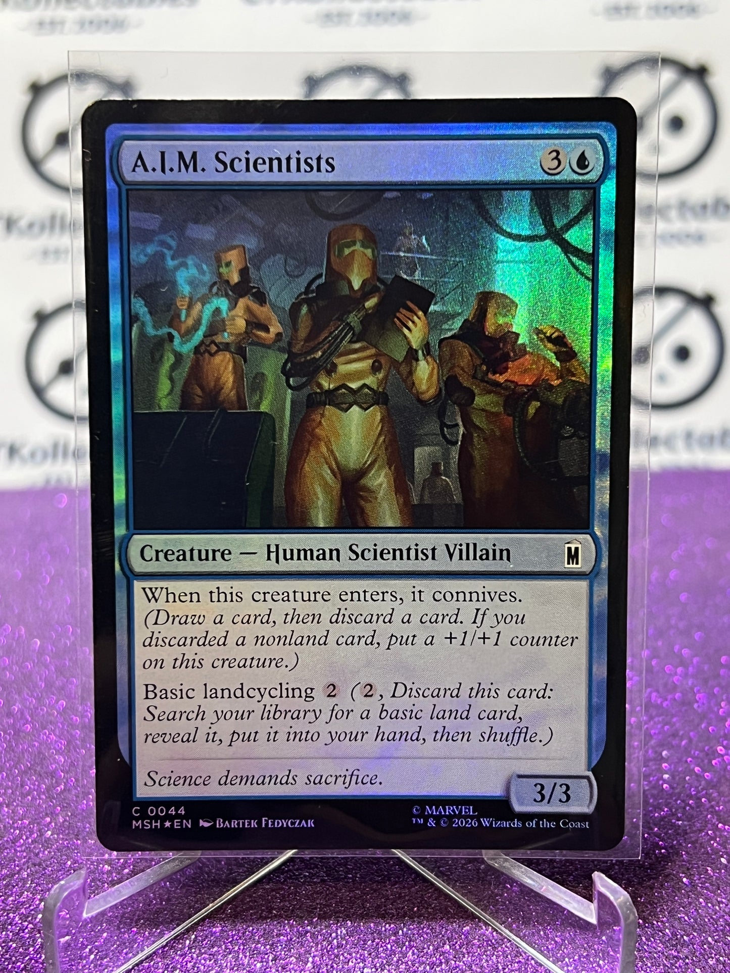 2026 MAGIC THE GATHERING / MARVEL SUPER HEROS A.I.M. SCIENTISTS # C 0044 FOIL CARD