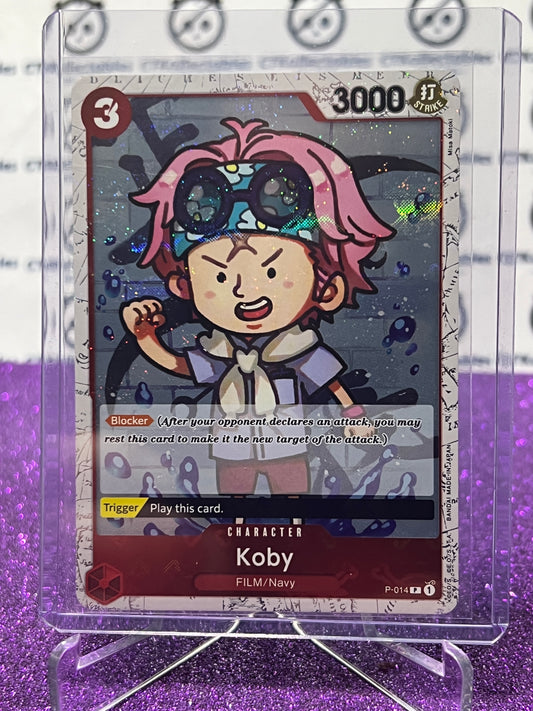 2024 ONE PIECE THE BEST KOBY # P-014 PROMO  FOIL ENGLISH TRADING GAME CARD