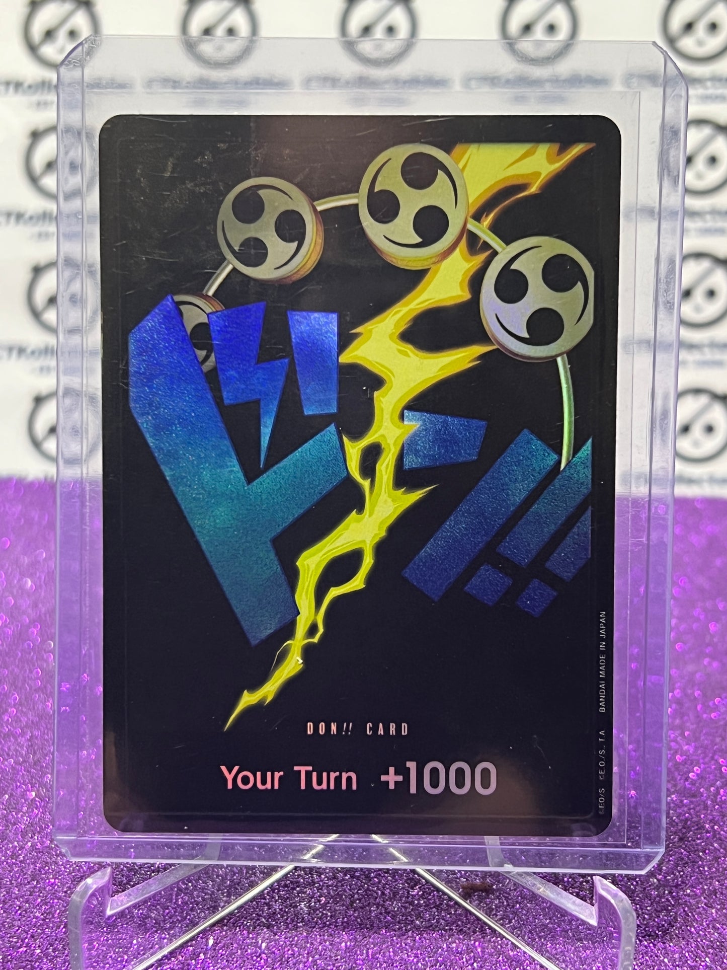 2024 ONE PIECE THE BEST DON!! CARD ALT ART ENEL FOIL ENGLISH TRADING GAME CARD