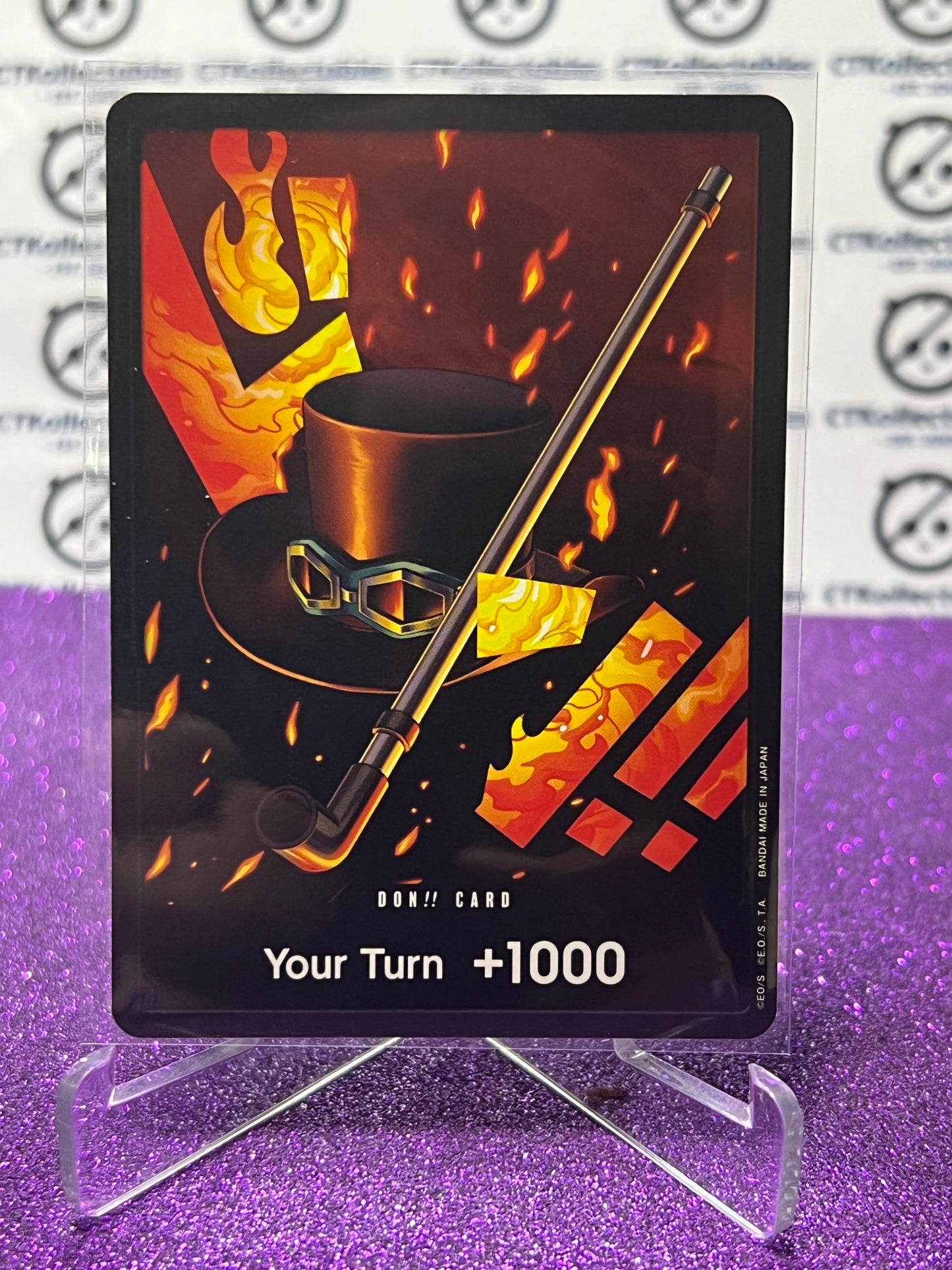 2024 ONE PIECE THE BEST DON!! CARD ALT ART SABO ENGLISH TRADING GAME CARD