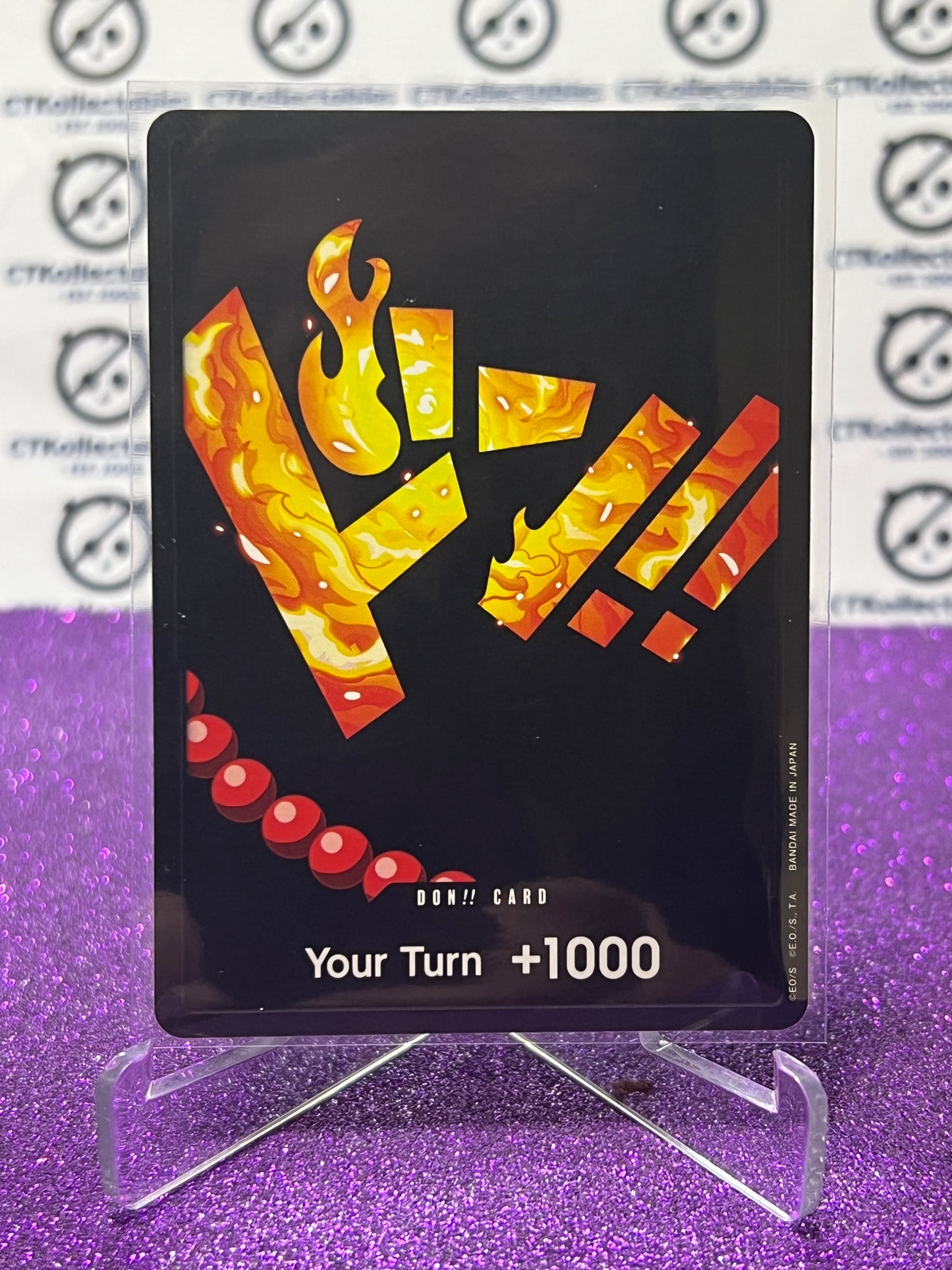 2024 ONE PIECE THE BEST DON!! CARD ALT ART ACE ENGLISH TRADING GAME CARD