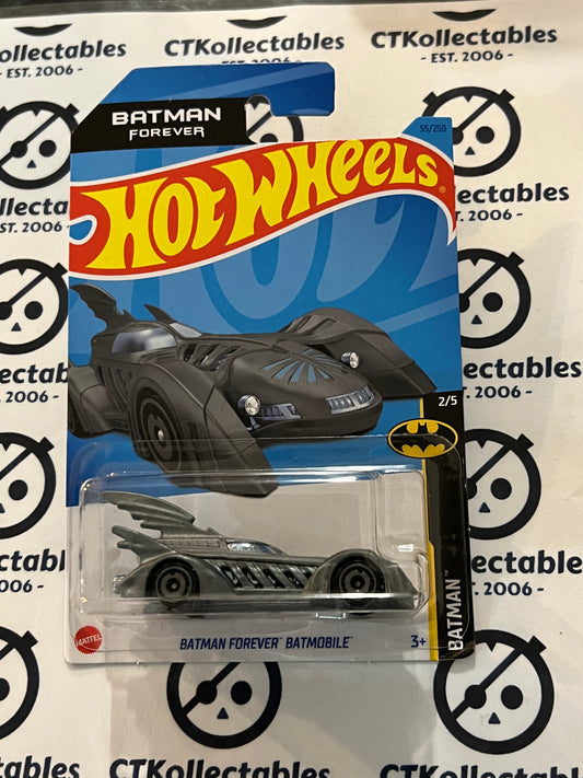 HOT WHEELS MATTEL BATMAN FOREVER 2/5 DC GREY 55/250 LONG CARD 2021
