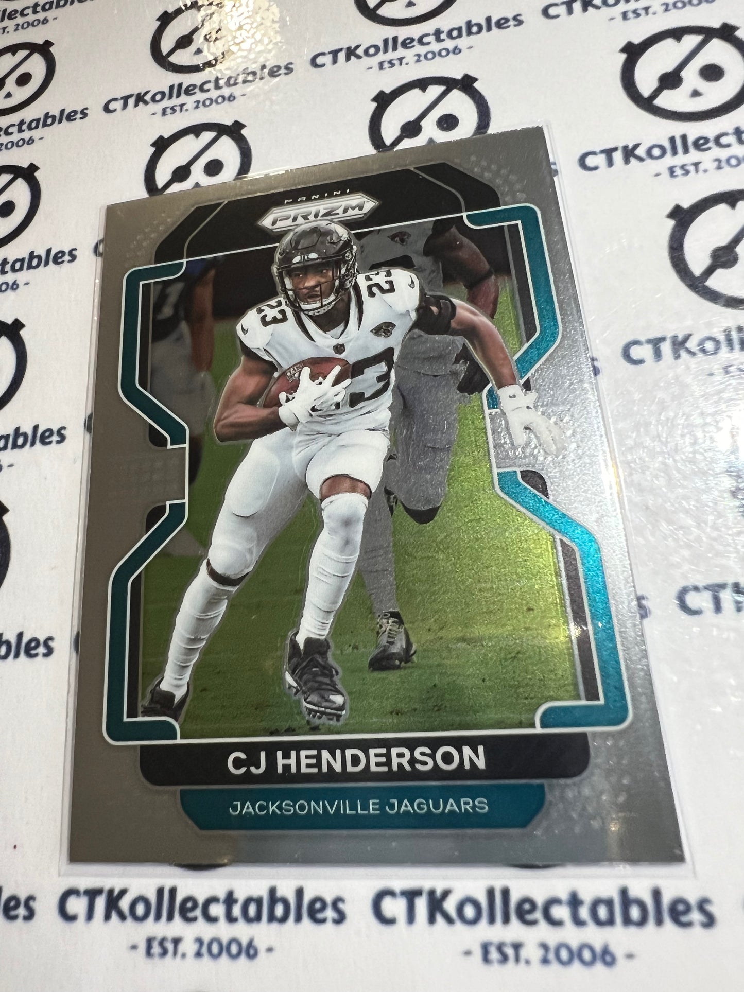 2021 NFL Panini Prizm Base Card #18 C J Henderson Jacksonville Jaguars