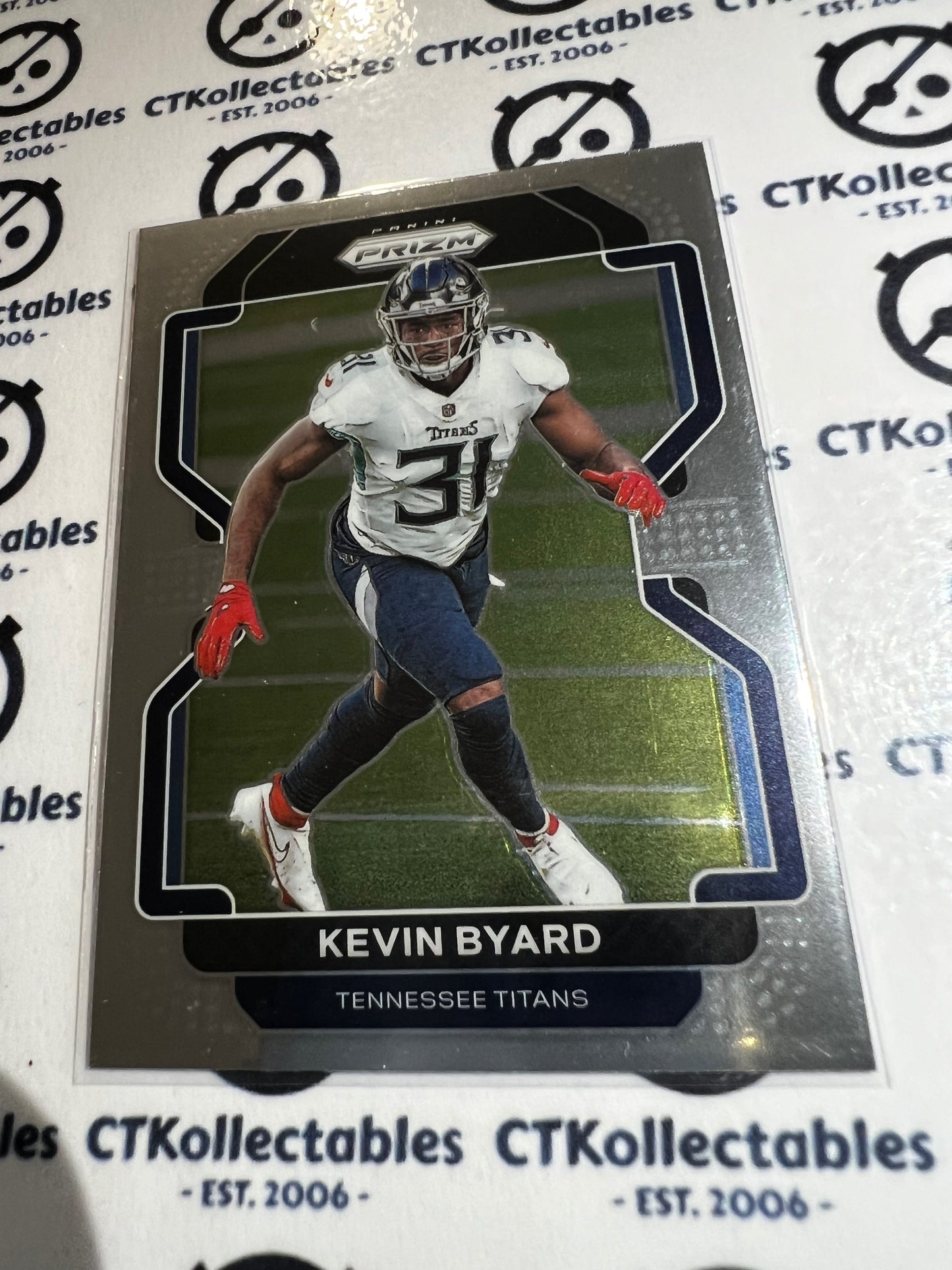 NFL Panini Prizm Base Card #8 Kevin Byard Tennessee Titans