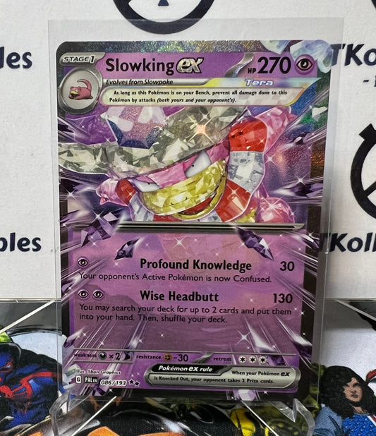 2023 SLOWKING EX ULTRA RARE #086/193 SCARLET & VIOLET PALDEA EVOLVED POKEMON CARD
