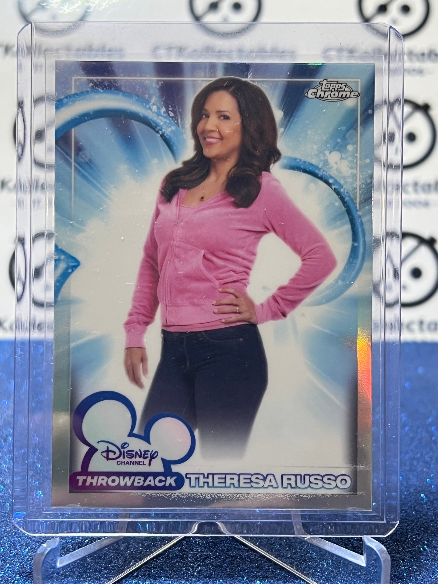 2026 DISNEY TOPPS CHROME THERESA RUSSO # DC-9 THROWBACK FOIL CARD