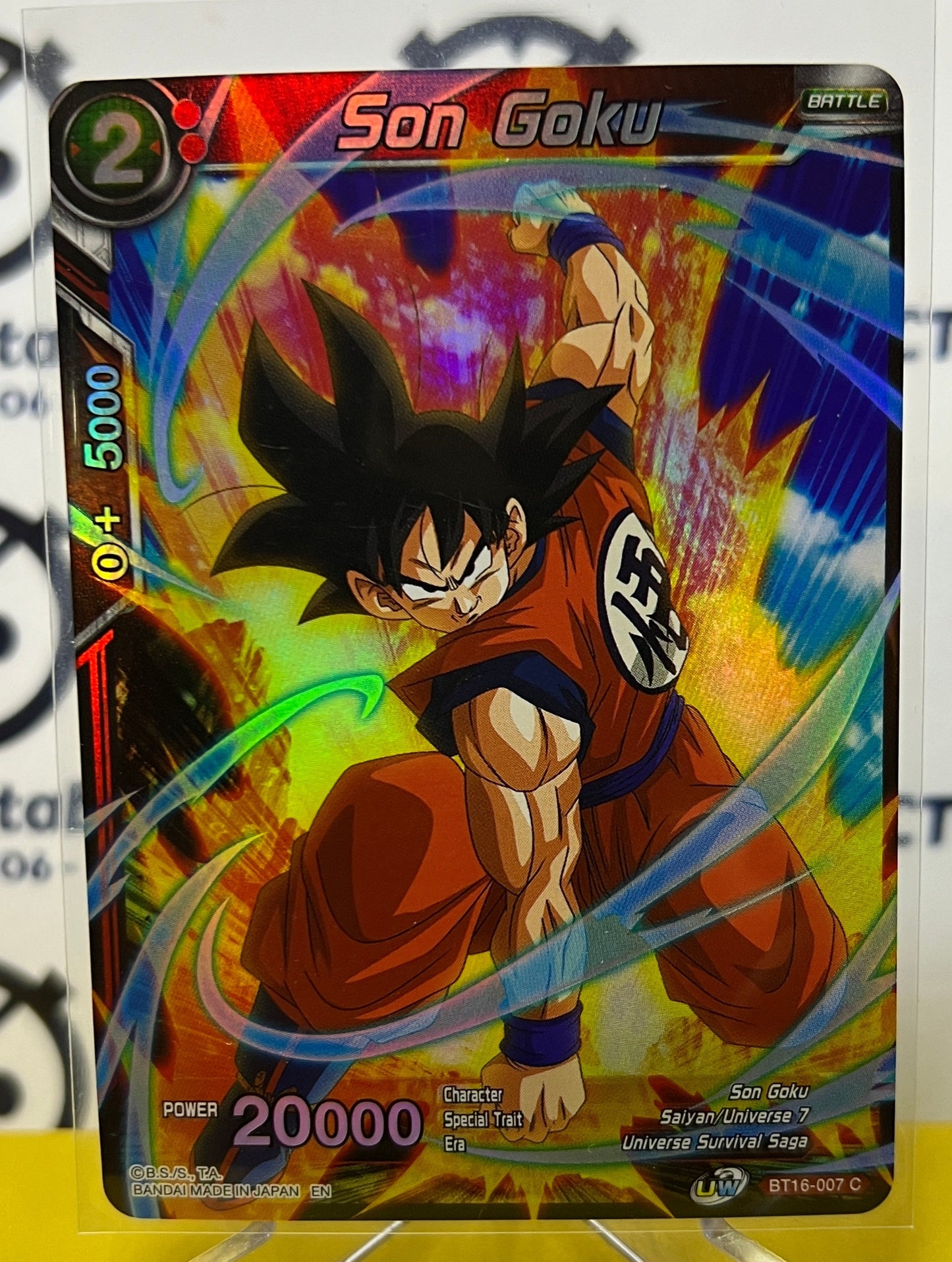 DBS SON GOKU # BT16-007 C FOIL DRAGON BALL SUPER CARD