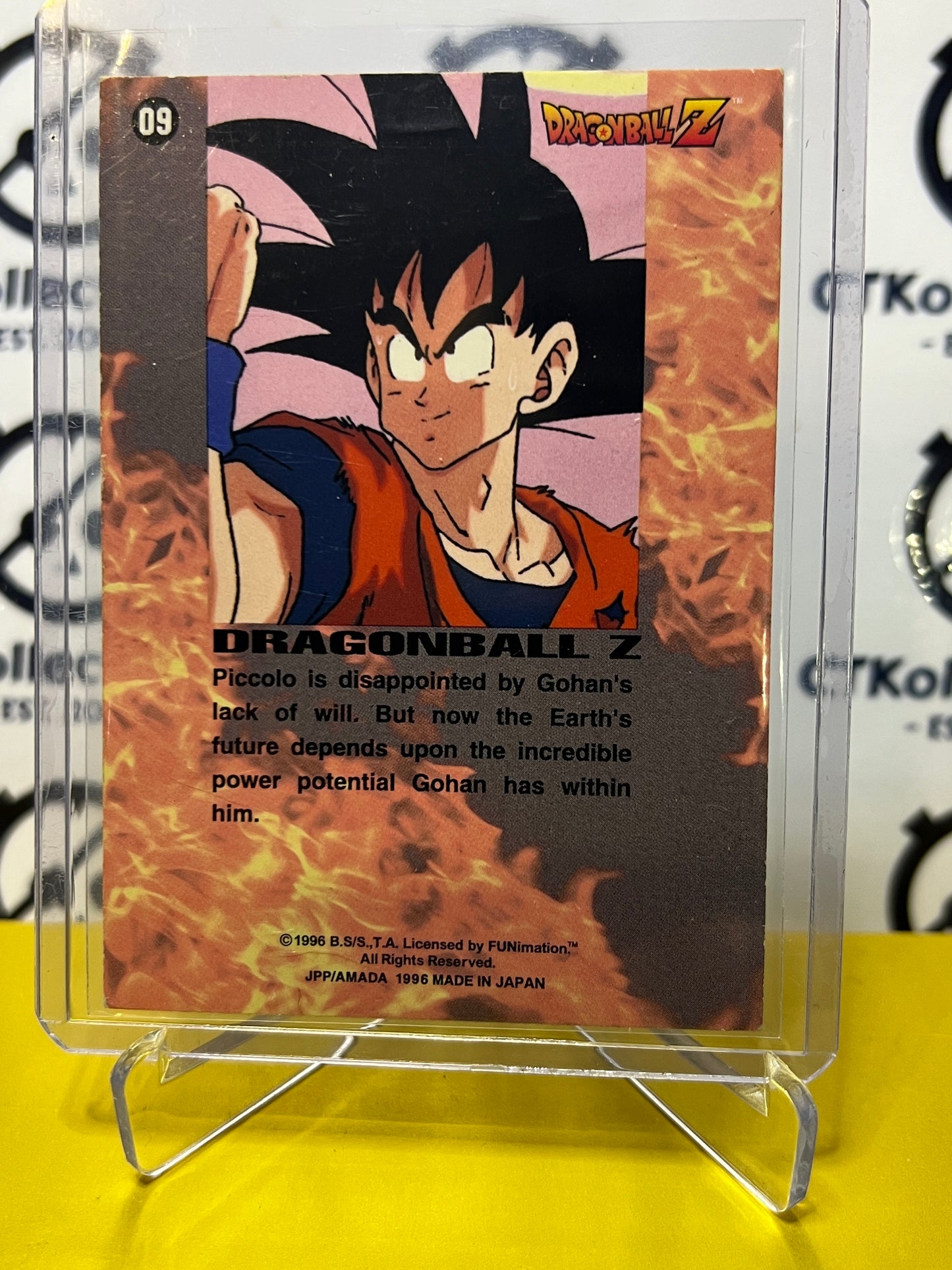 1996 DBZ IS IT DEFEAT OR VICTORY THAT WAITS IN THE DARK # 09 PRIZM DRAGON BALL Z CARD