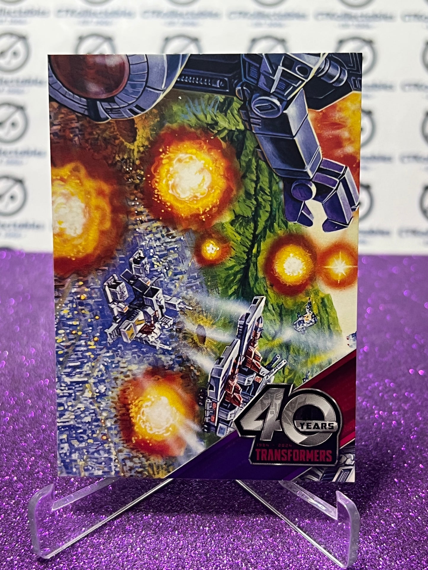 2024 TRANSFORMERS 40th ANNIVERSARY CONNECTING CARD SET D # 103 NON-FOIL PUZZLE TRADING CARD