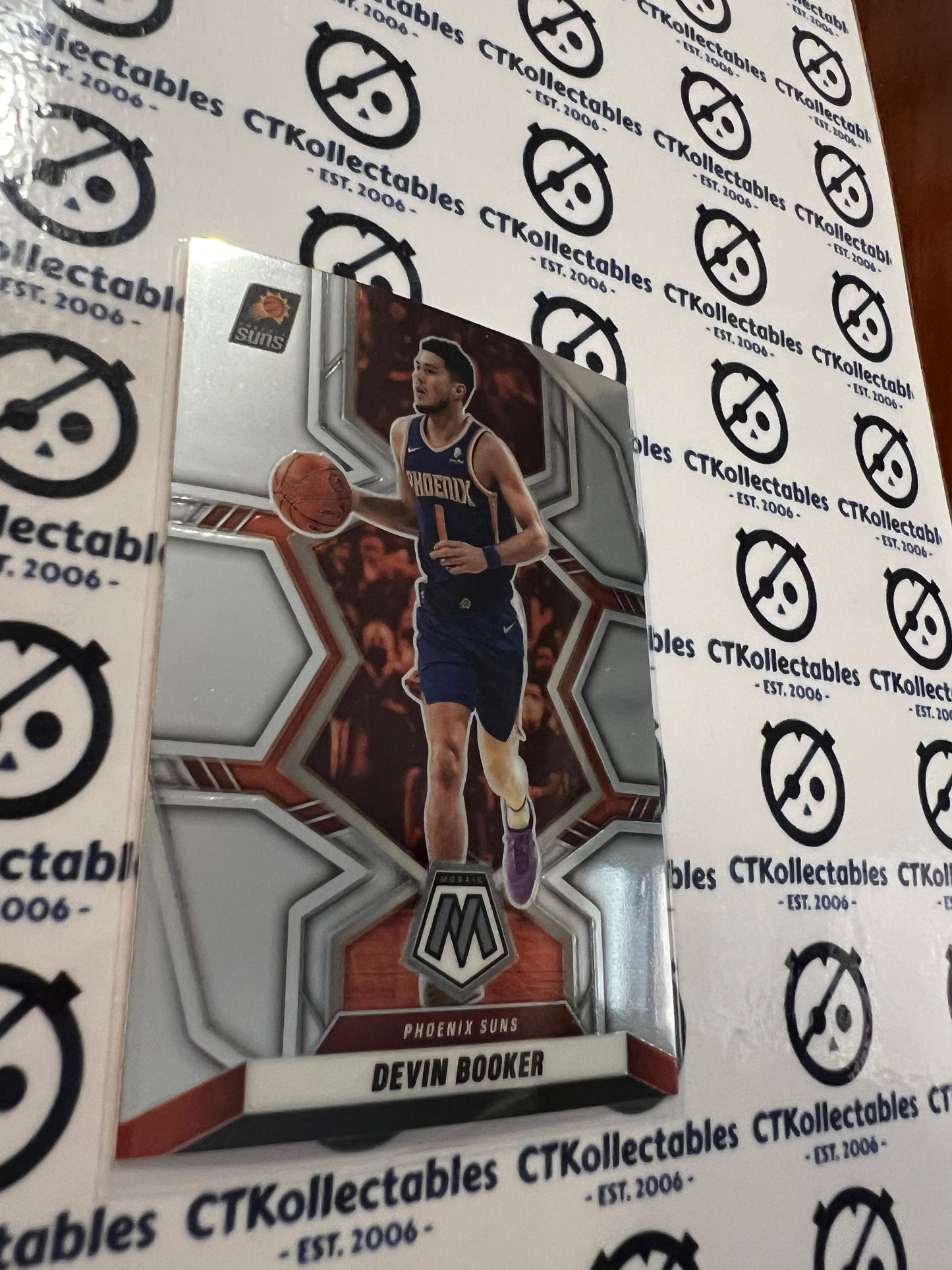 2021-22 NBA Mosaic Base #193 Devin Booker Suns