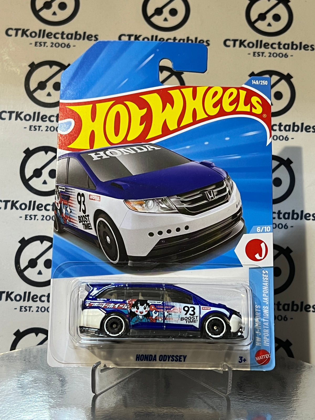 HOT WHEELS MATTEL 149/250 HONDA ODYSSEY HW J-IMPORTS 8/10 - 2026 MANGA UNOPENED