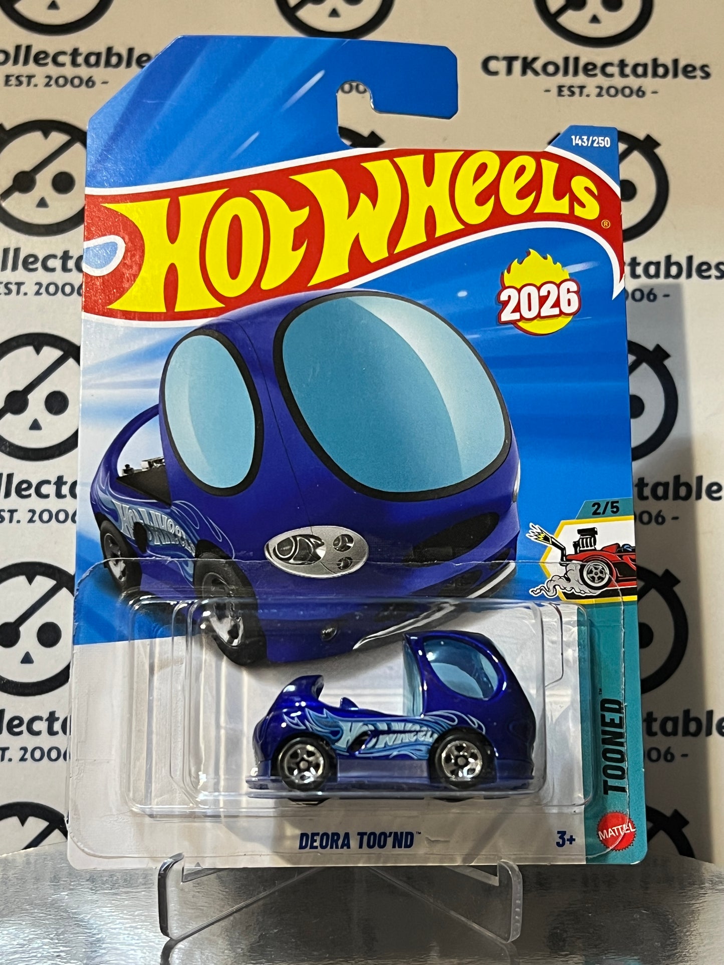 HOT WHEELS MATTEL DEORA TOO'ND 143/250 TOONED 2/5 - 2026 UNOPENED