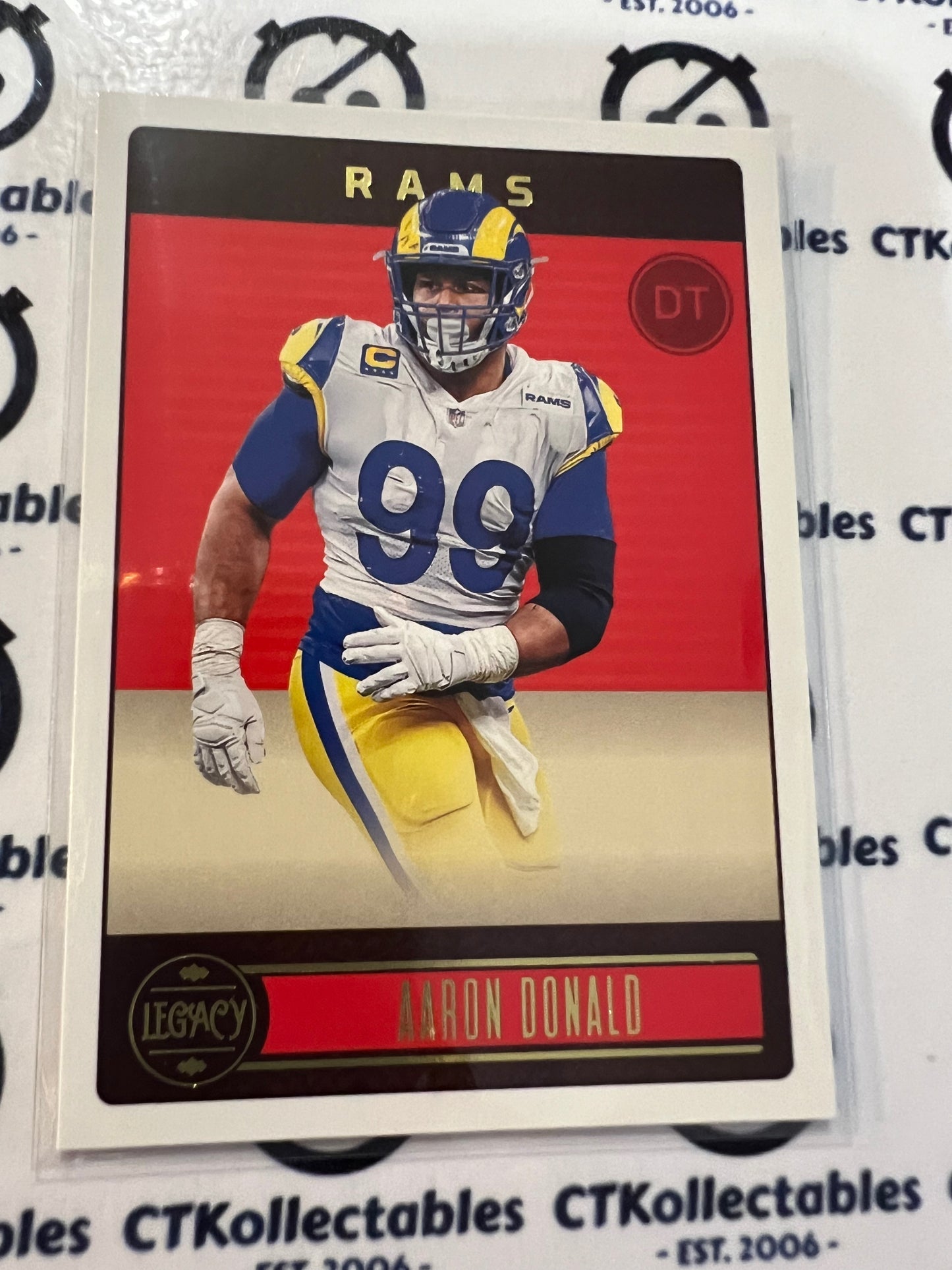 2023 NFL Panini Legacy Base #58 aaron Donald Rams