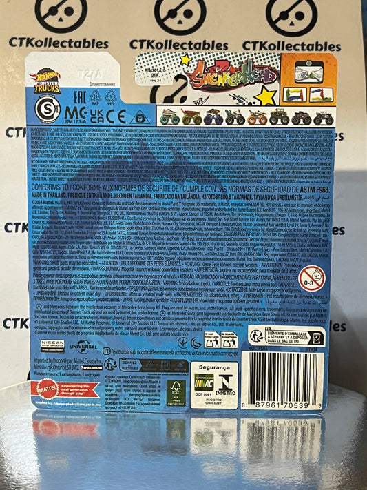 HOT WHEELS MATTEL MONSTER TRUCKS 1/64 FREESTYLE WRECKERS - 2024 UNOPENED