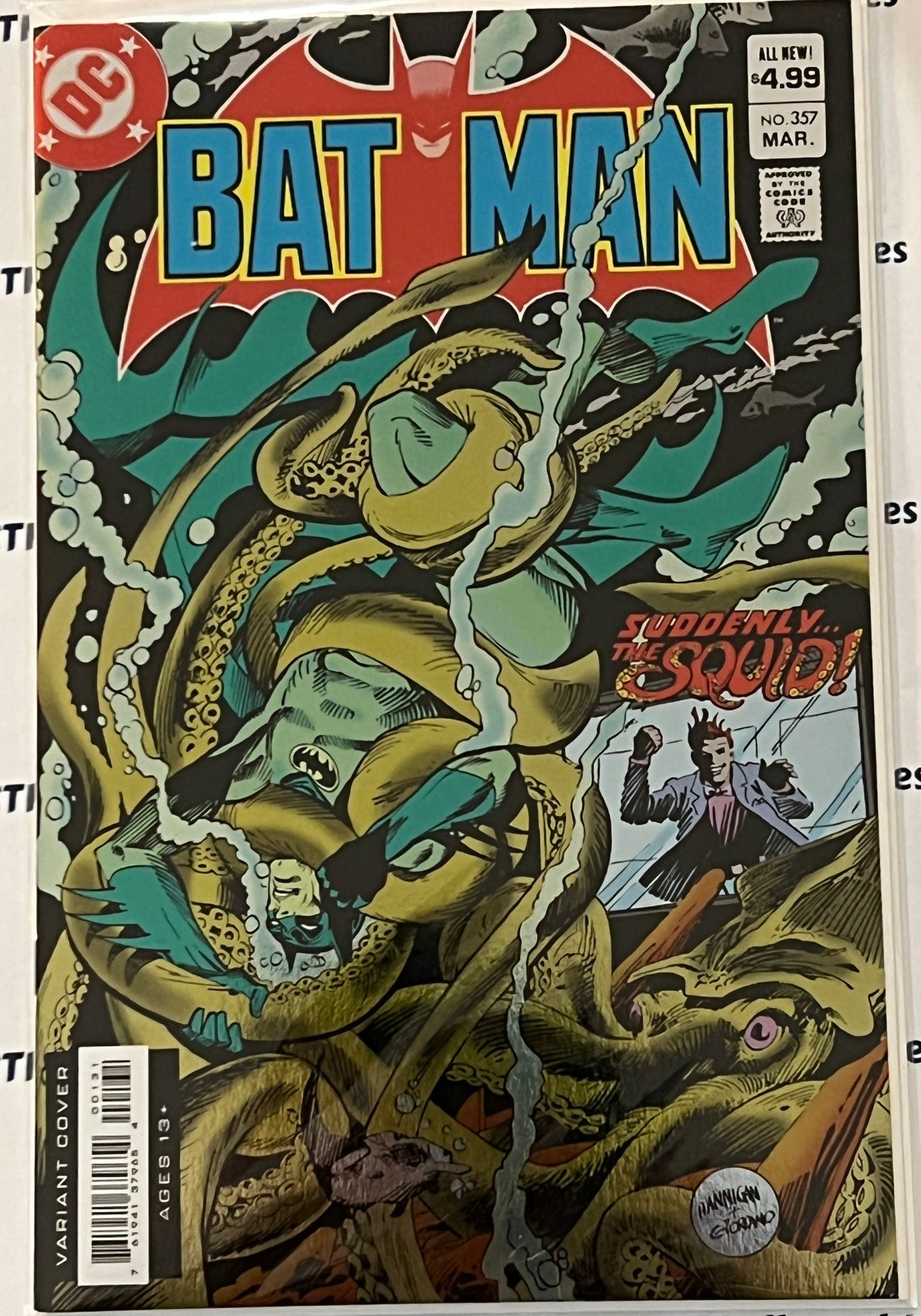 BATMAN # 357 FACSIMILE REPRINT FOIL VARIANT DC COMIC BOOK 2023