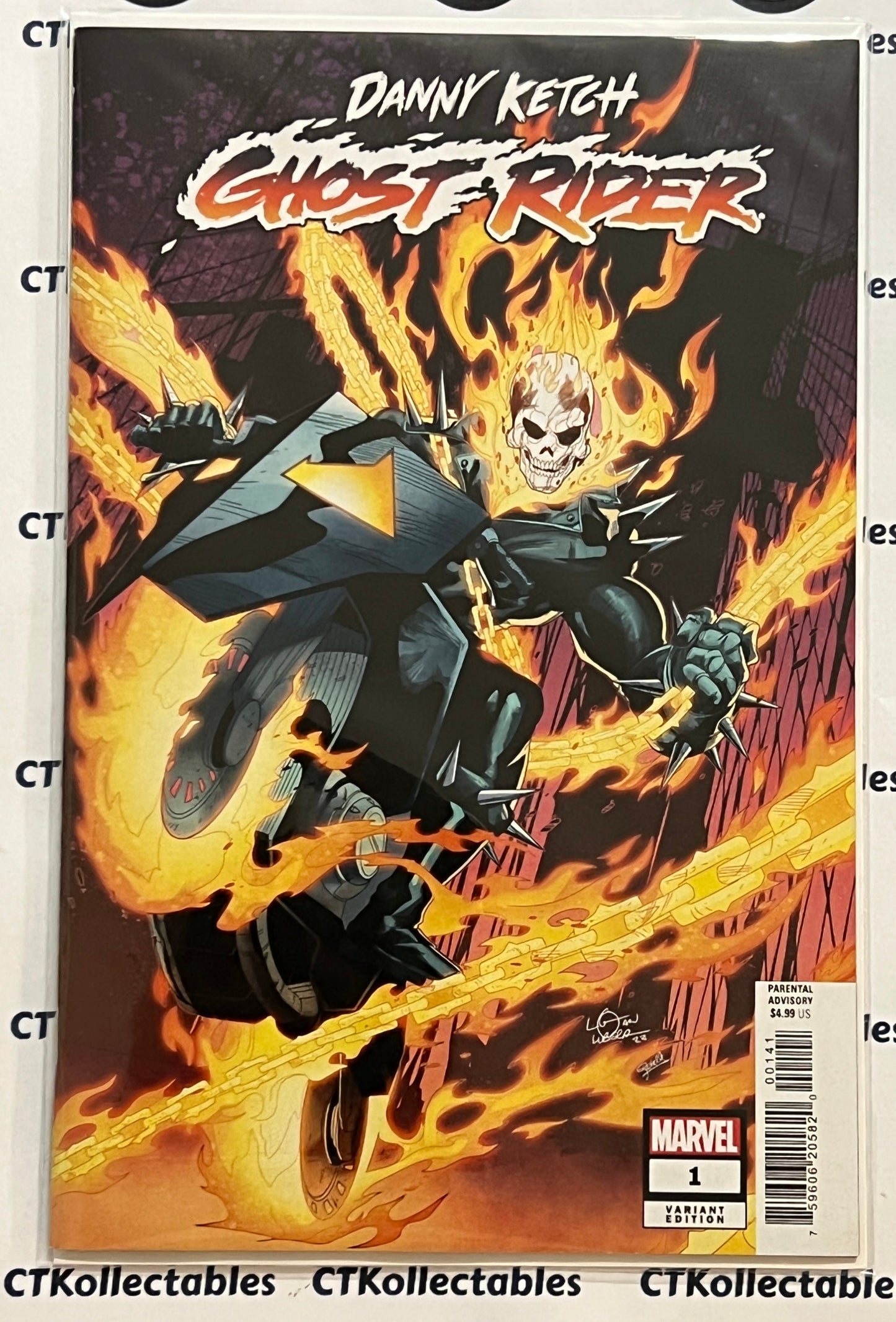 GHOST RIDER # 1 DANNY KETCH VARIANT MARVEL COMIC BOOK 2023