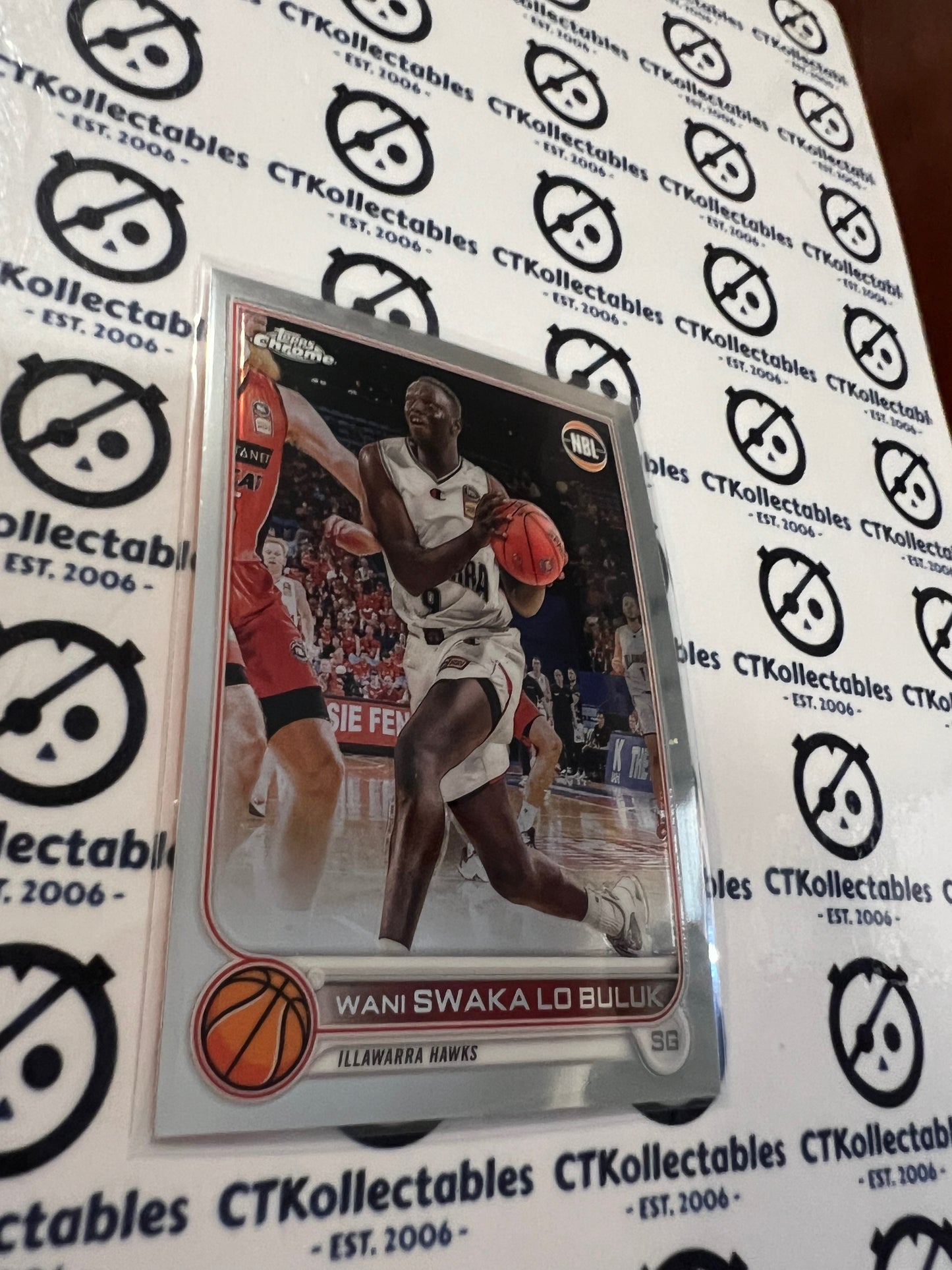 2022-23 Topps NBL Chrome Base #40 Wani Swaka Lo Buluk Hawks
