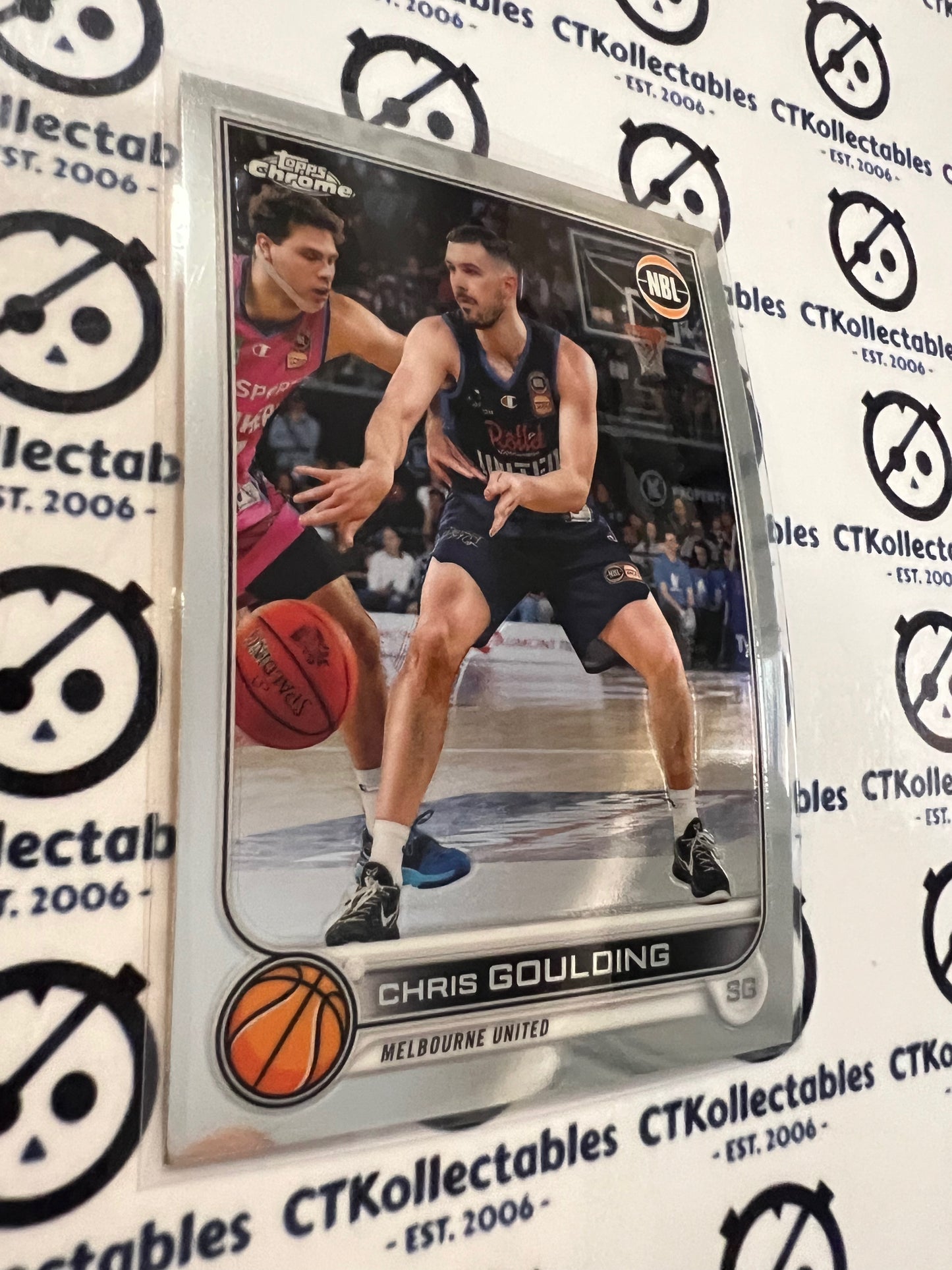 2022-23 Topps NBL Chrome Base #43 Chris Gouling Melbourne United