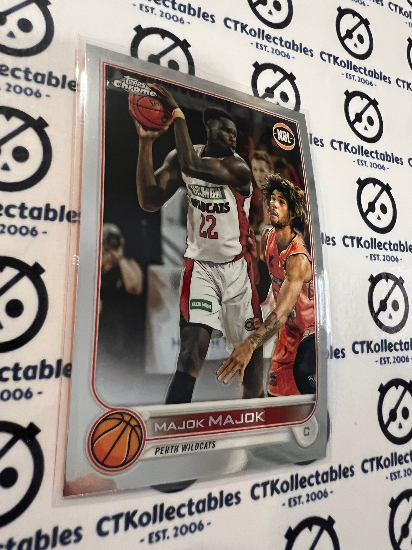 2022-23 Topps NBL Chrome Base #62 Majok Majok Wildcats