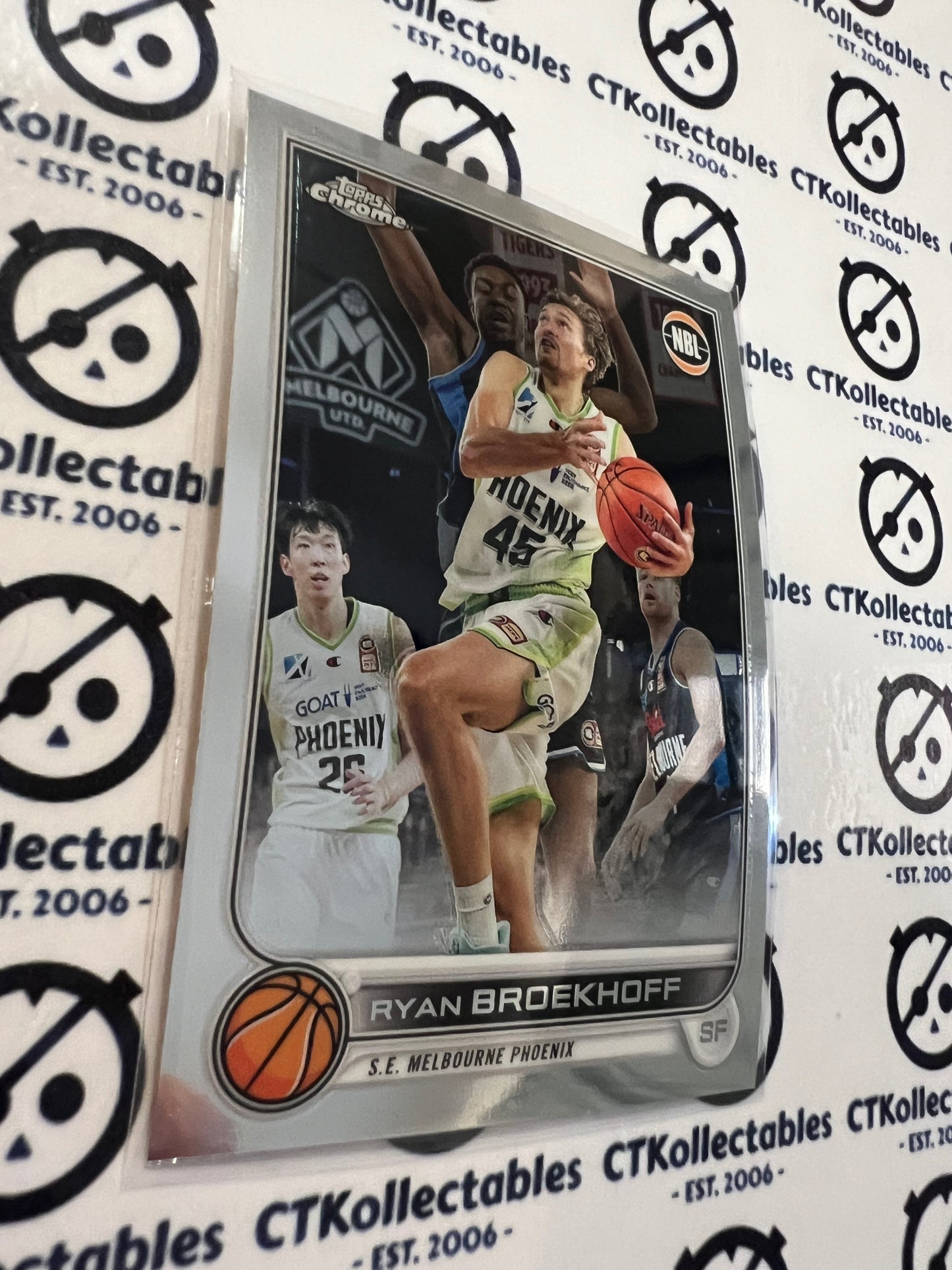 2022-23 Topps NBL Chrome Base #72 Ryan Broekhoff Phoenix