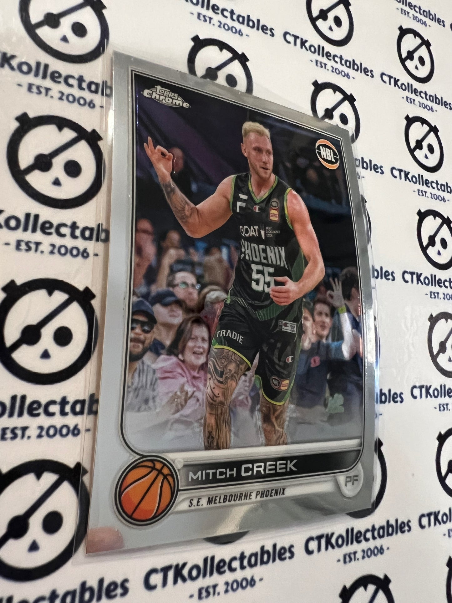 2022-23 Topps NBL Chrome Base #74 Mitch Creek Phoenix