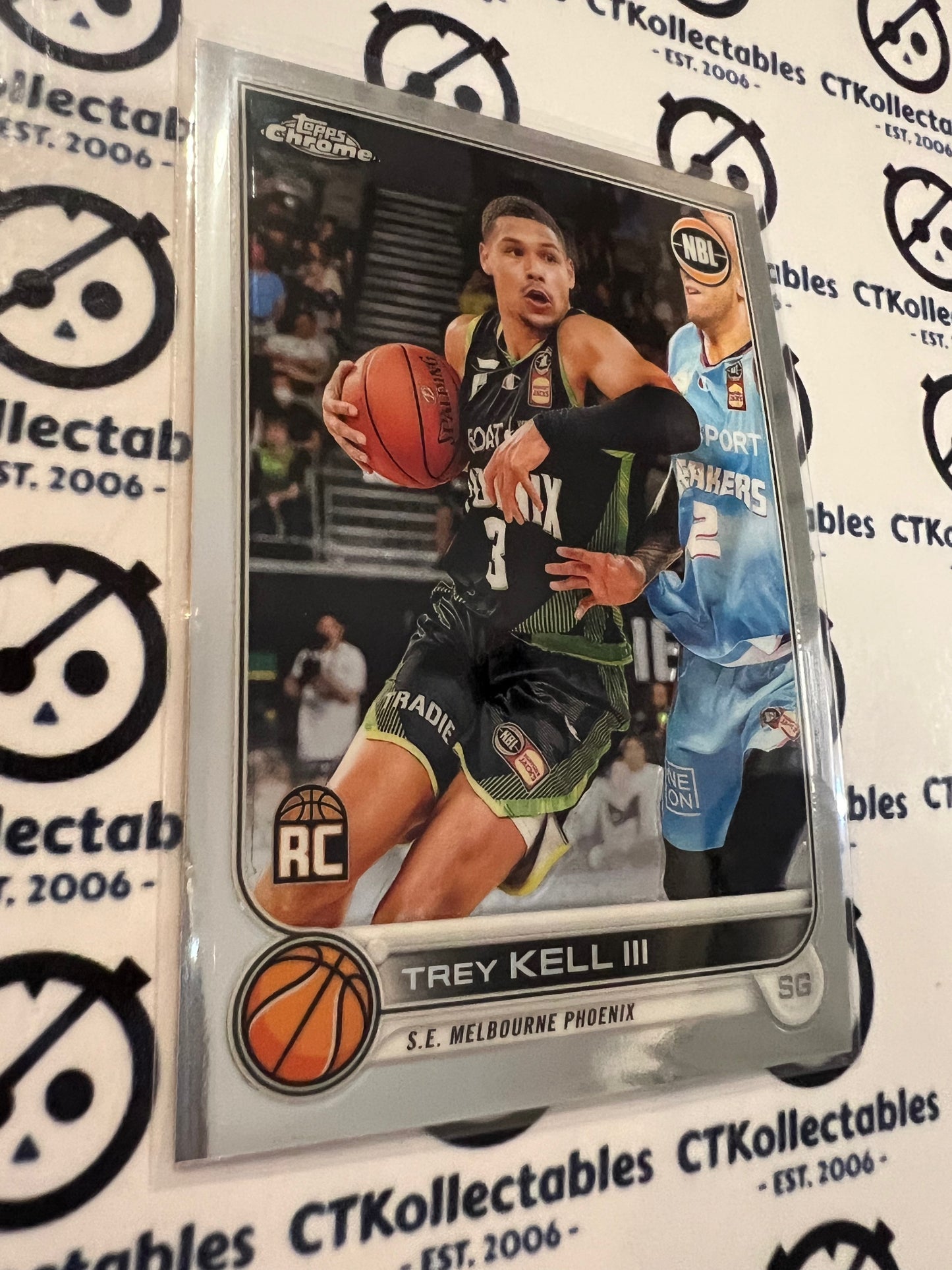 2022-23 Topps NBL Chrome Base #75 Trey Kell III Phoenix