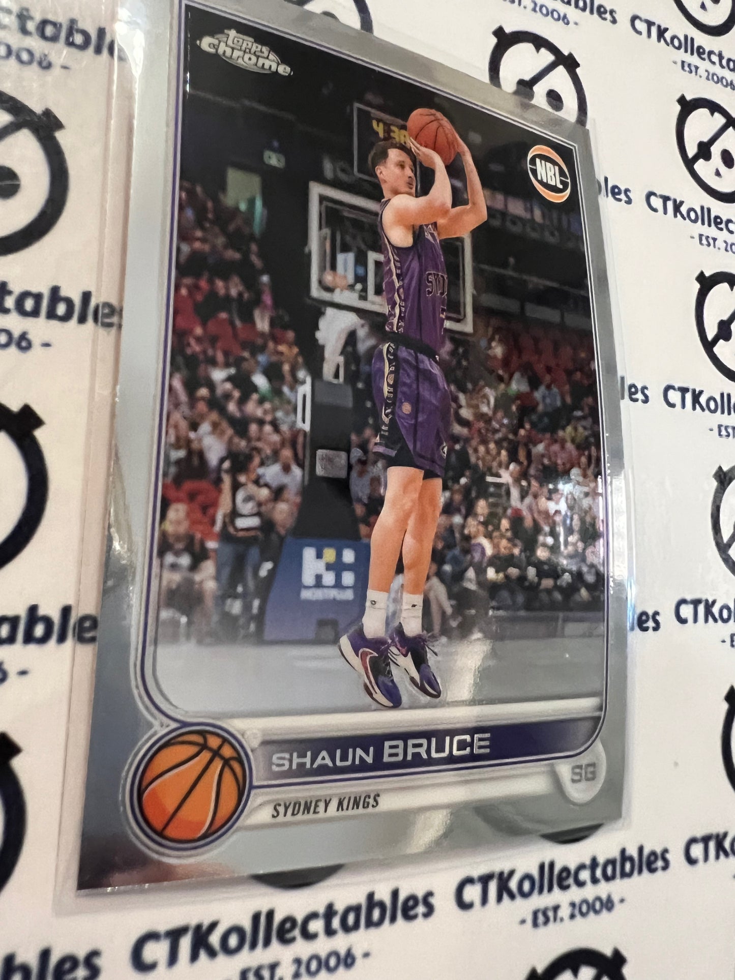 2022-23 Topps NBL Chrome Base #81 Shaun Bruce Sydney Kings