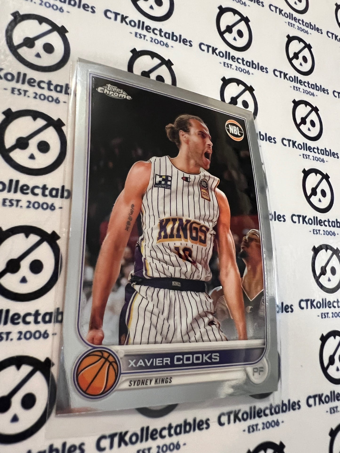 2022-23 Topps NBL Chrome Base #82 Xavier Cooks Sydney Kings