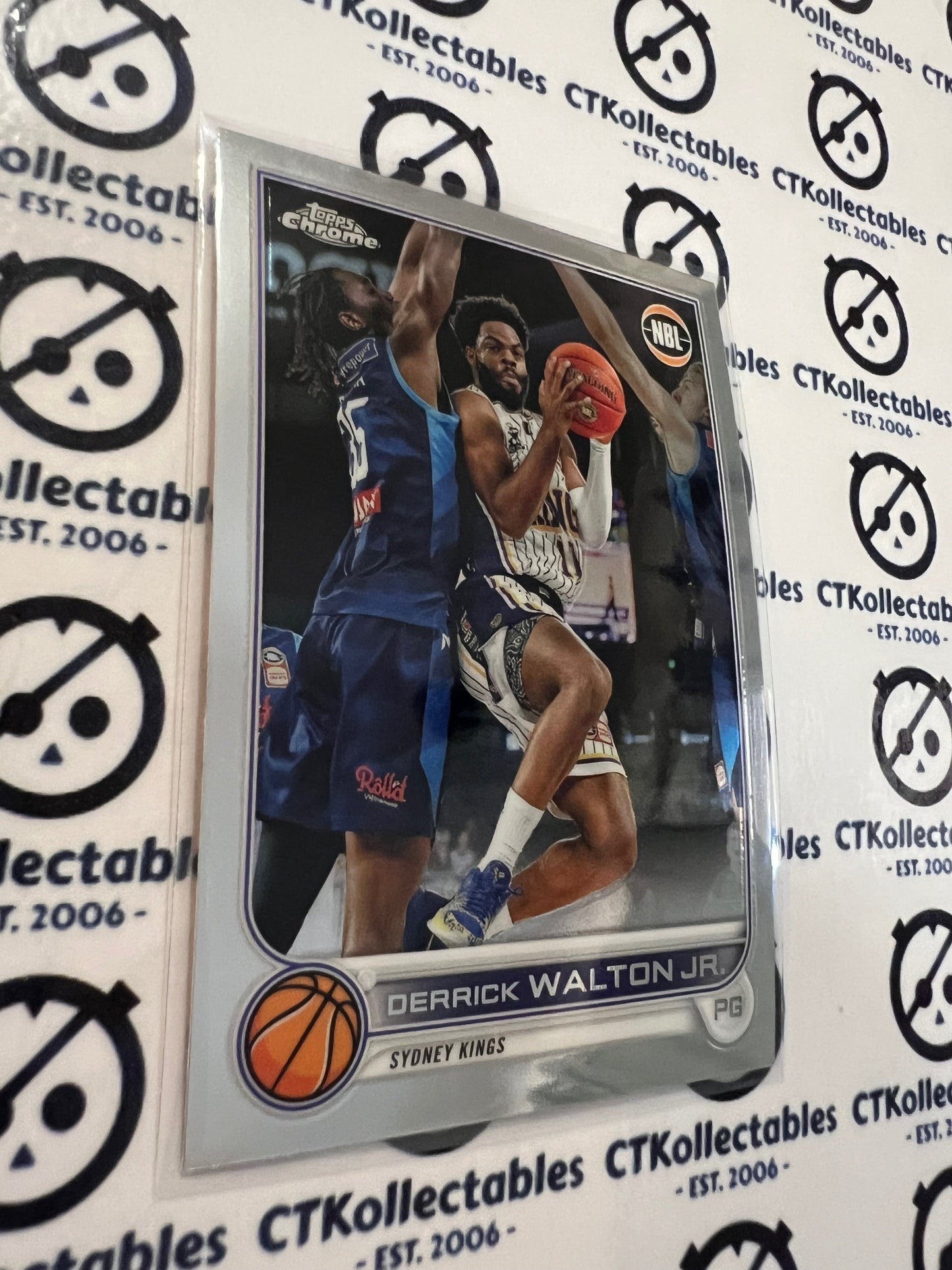 2022-23 Topps NBL Chrome Base #83 Derrick walton JR Sydney Kings