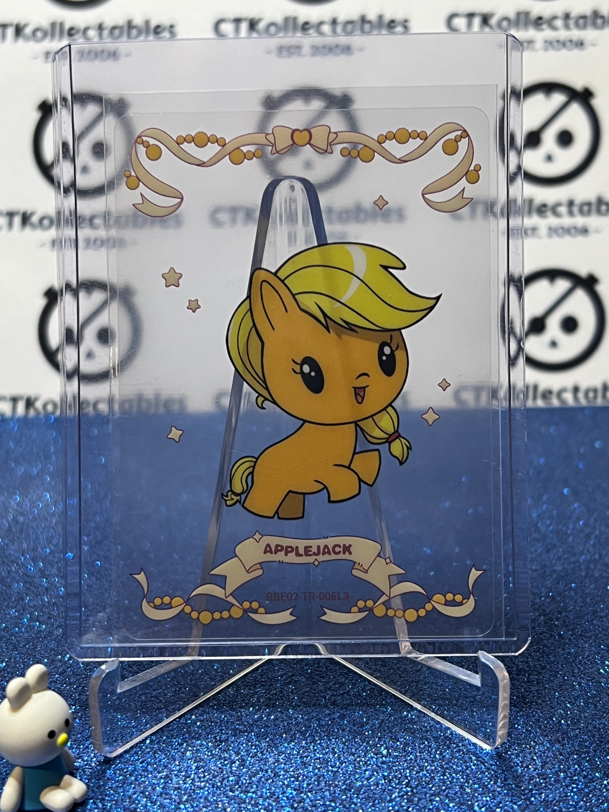 MY LITTLE PONY RAINBOW EDITION SERIES 2 APPLEJACK # RBE02-TR-006L3 ACETATE CARD