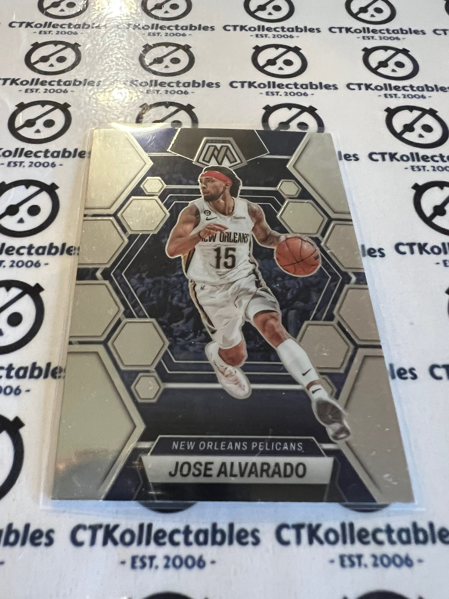 2022-23 Panini NBA Mosaic Base #185 Jose Alvarado Pelicans
