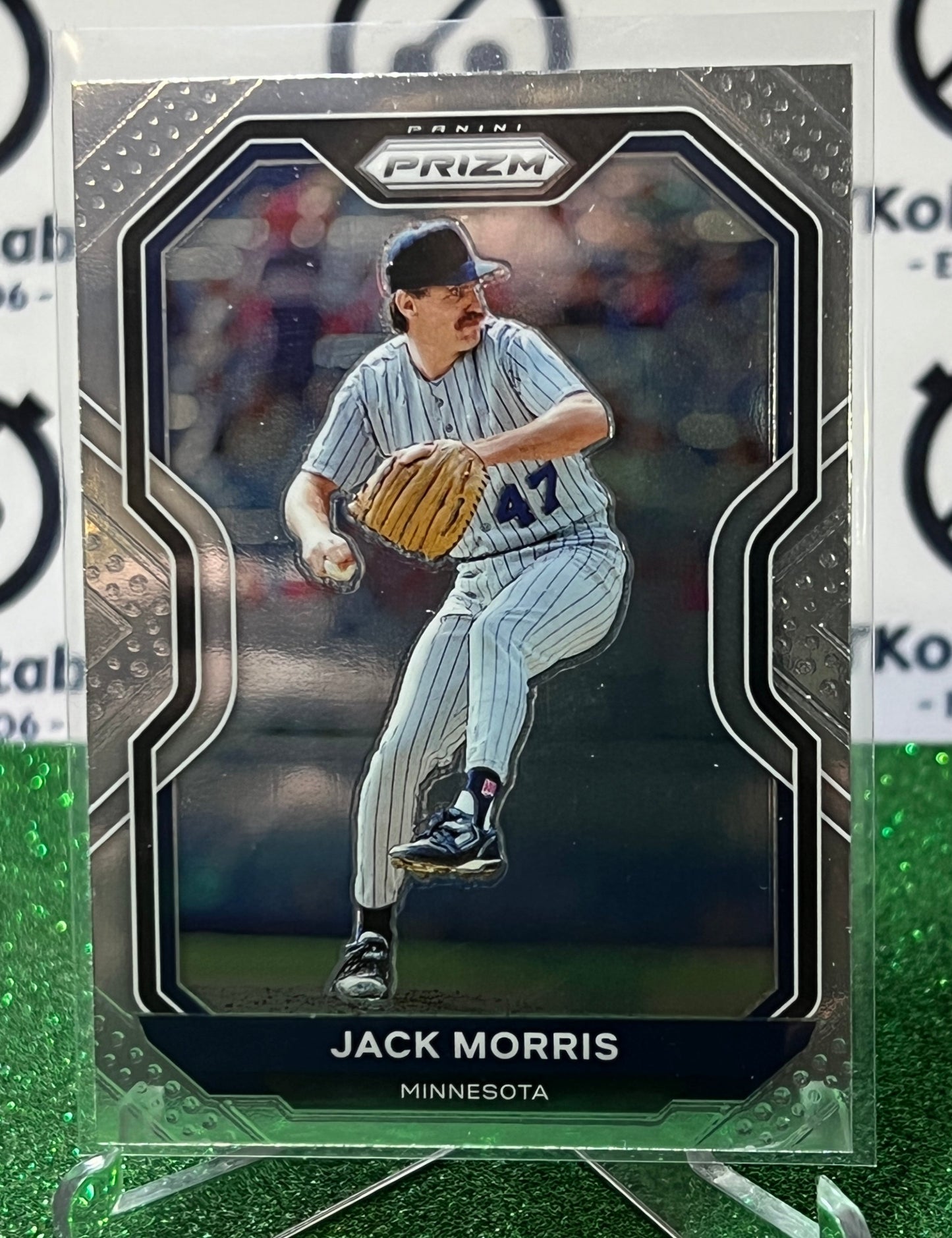 2021 PANINI PRIZM JACK MORRIS # 49 BASE MINNESOTA TWINS BASEBALL