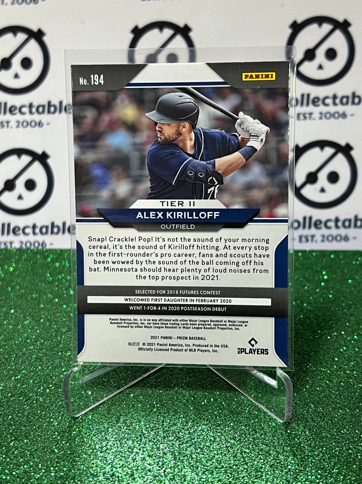 2021 PANINI PRIZM ALEX KIRILLOFF # 194 ROOKIE MINNESOTA TWINS BASEBALL