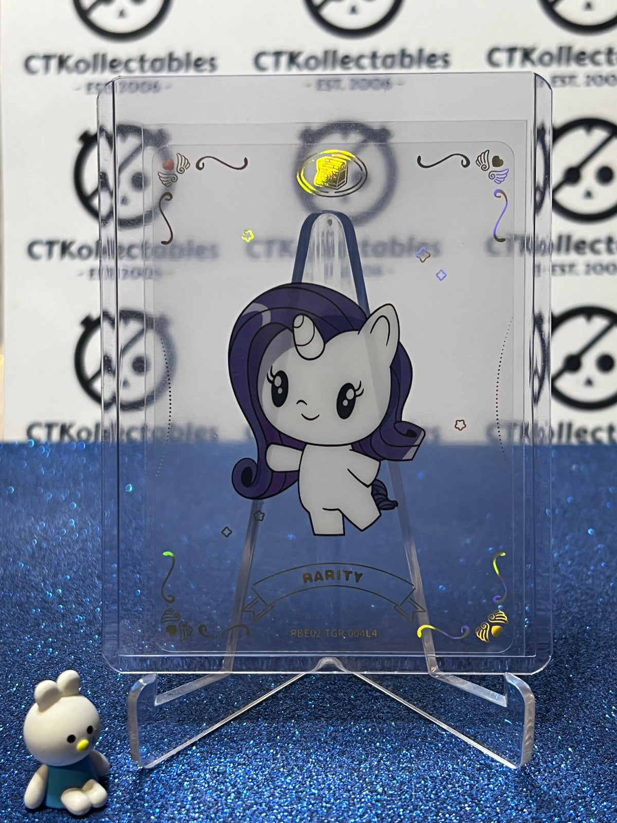 MY LITTLE PONY RAINBOW EDITION SERIES 2 RARITY # RBE02-TGR-004L4 ACETATE CARD