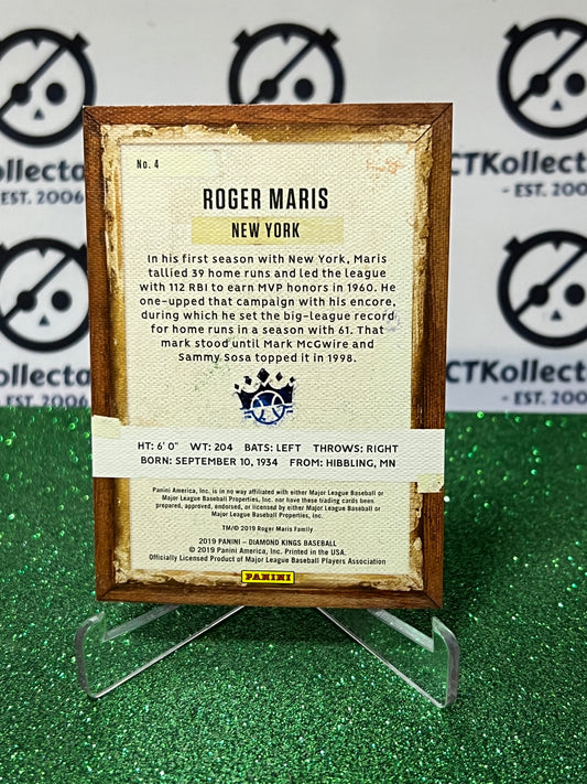 2019 PANINI DIAMOND KINGS ROGER MARIS # 4 NEW YORK YANKEES BASEBALL CARD