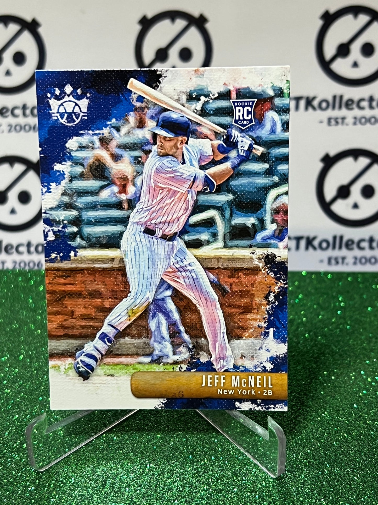 2019 PANINI DIAMOND KINGS JEFF McNEIL # 54 ROOKIE NEW YORK METS BASEBALL CARD