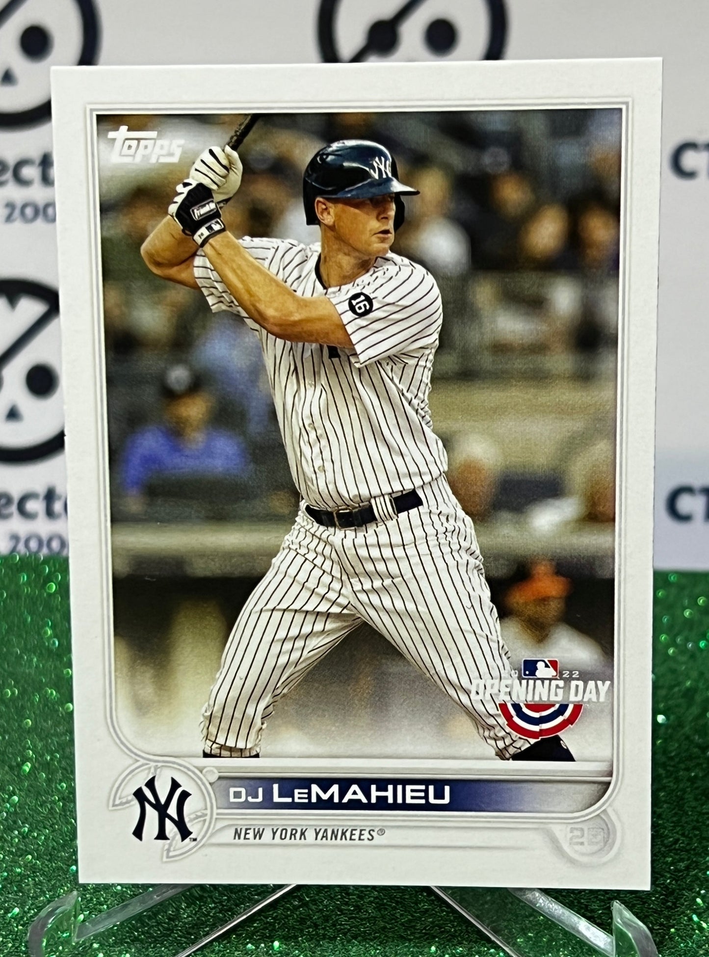 2022 TOPPS OPENING DAY DJ LEMAHIEU # 35 NEW YORK YANKEES BASEBALL CARD
