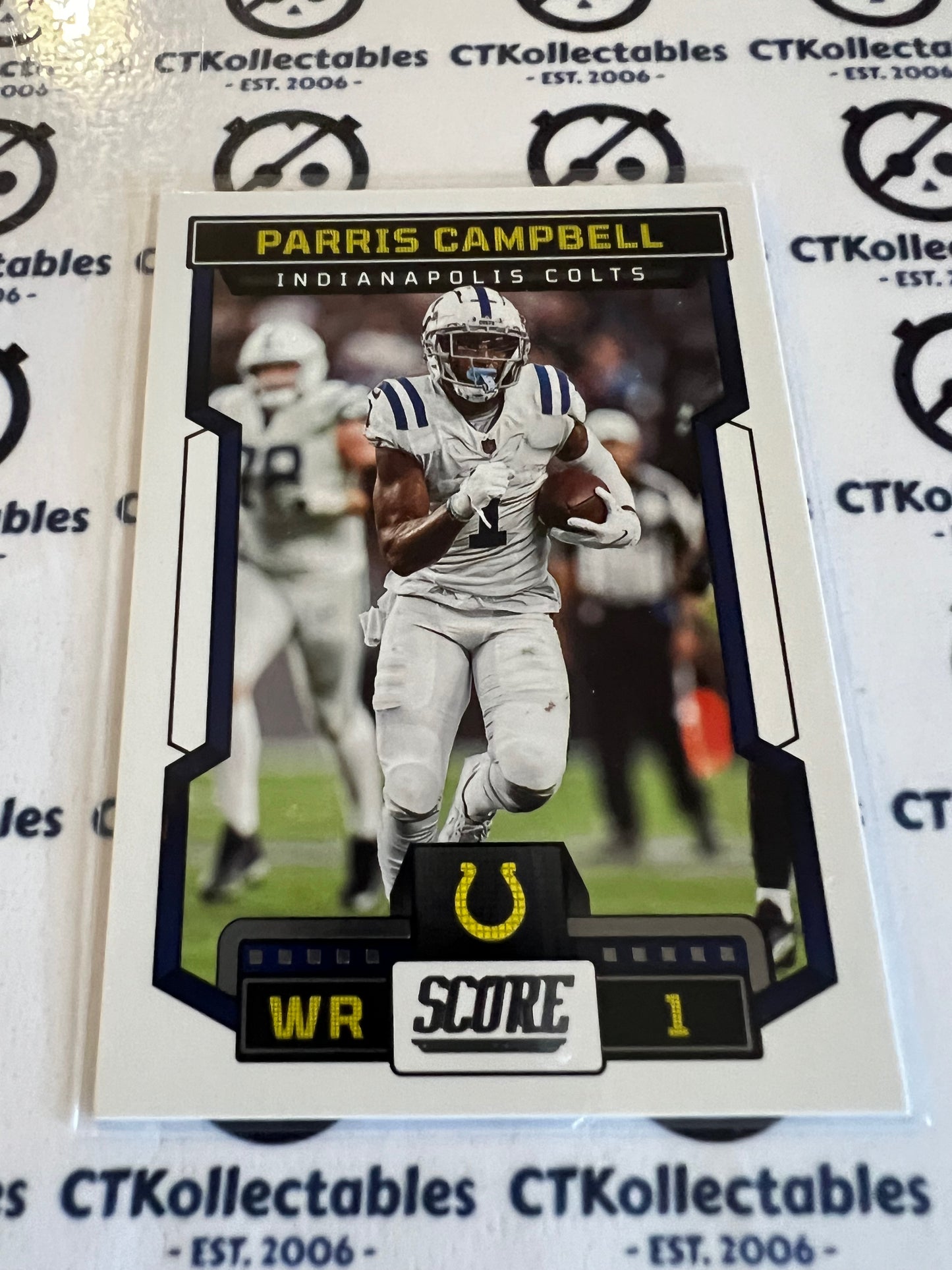 Copy of 2023 NFL Panini Score Base #15 Parris Campbell Colts