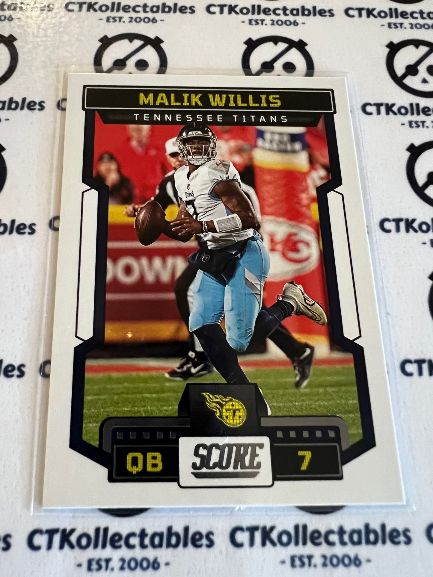 2023 NFL Panini Score Base #29 Malik Willis Titans